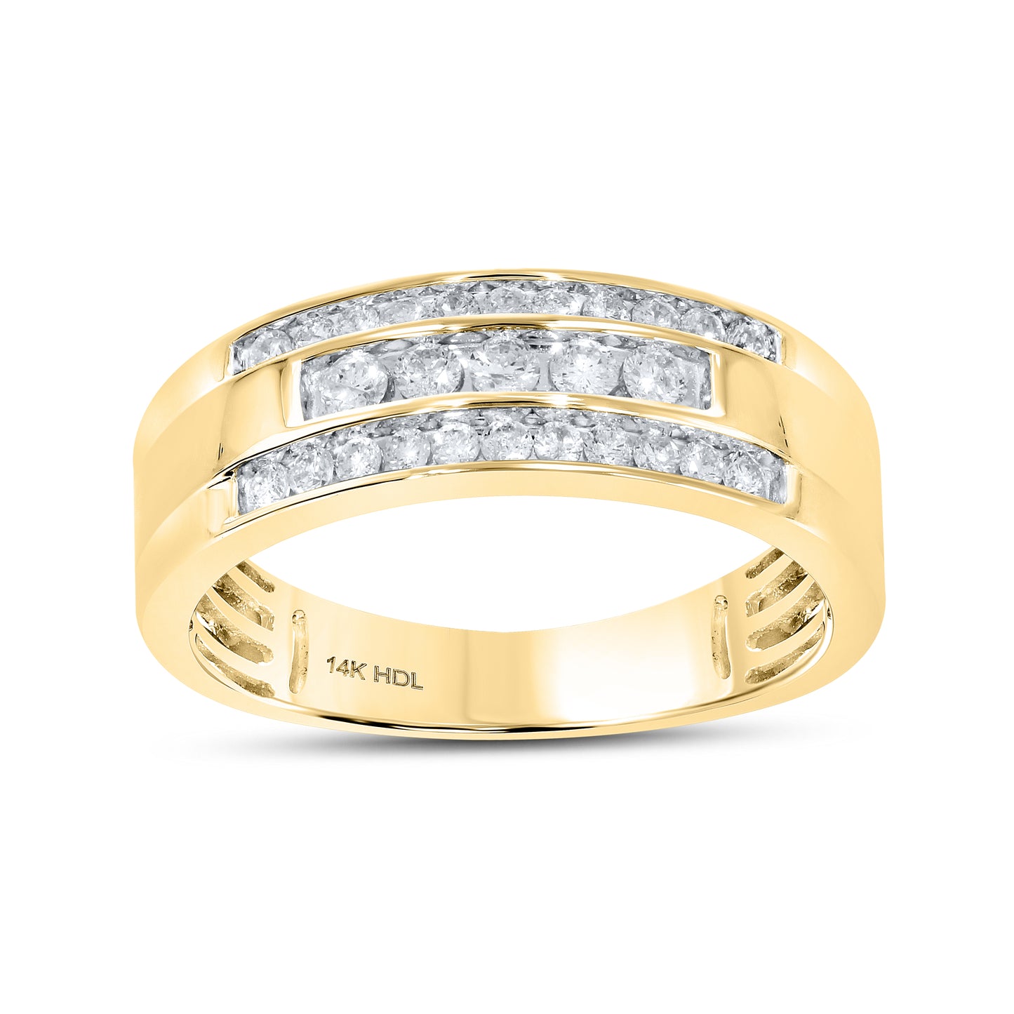 14kt Yellow Gold 0.58 CTW Men’s Diamond Ring