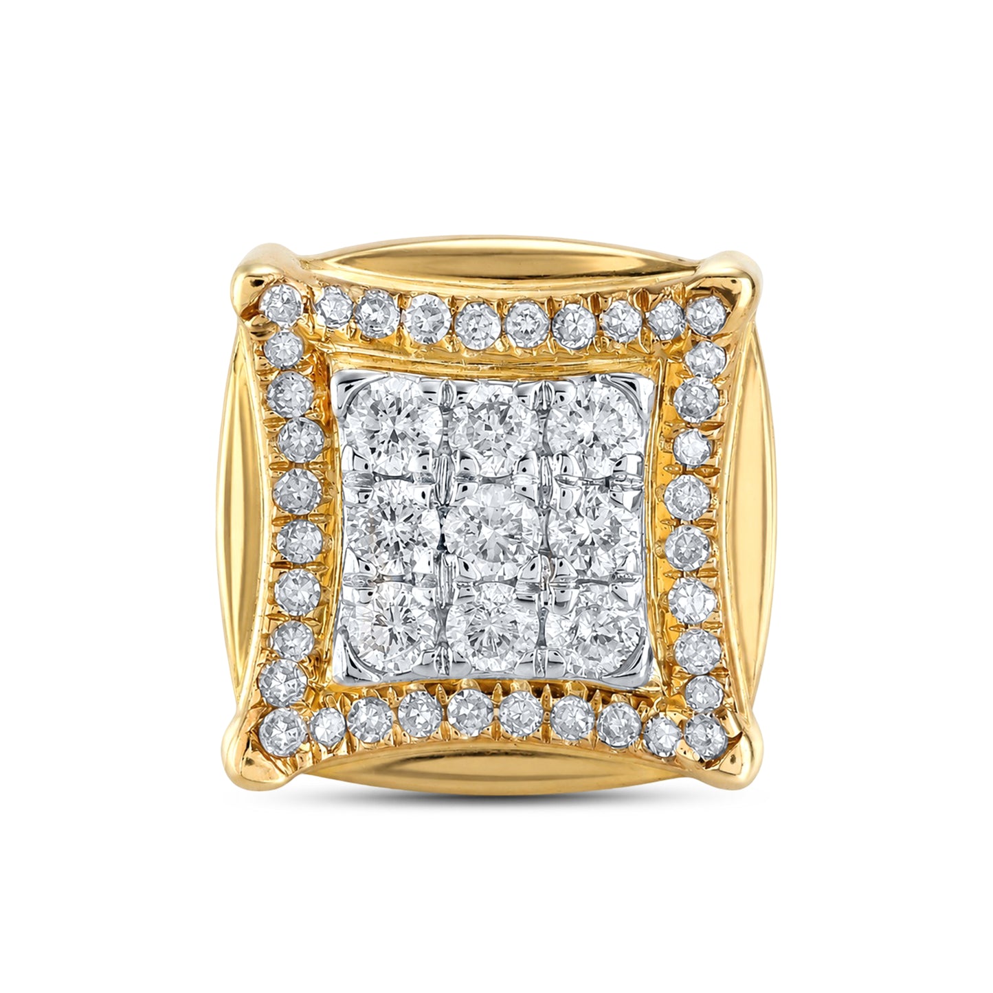 10kt Yellow Gold 0.47 CTW Natural Diamond Earrings