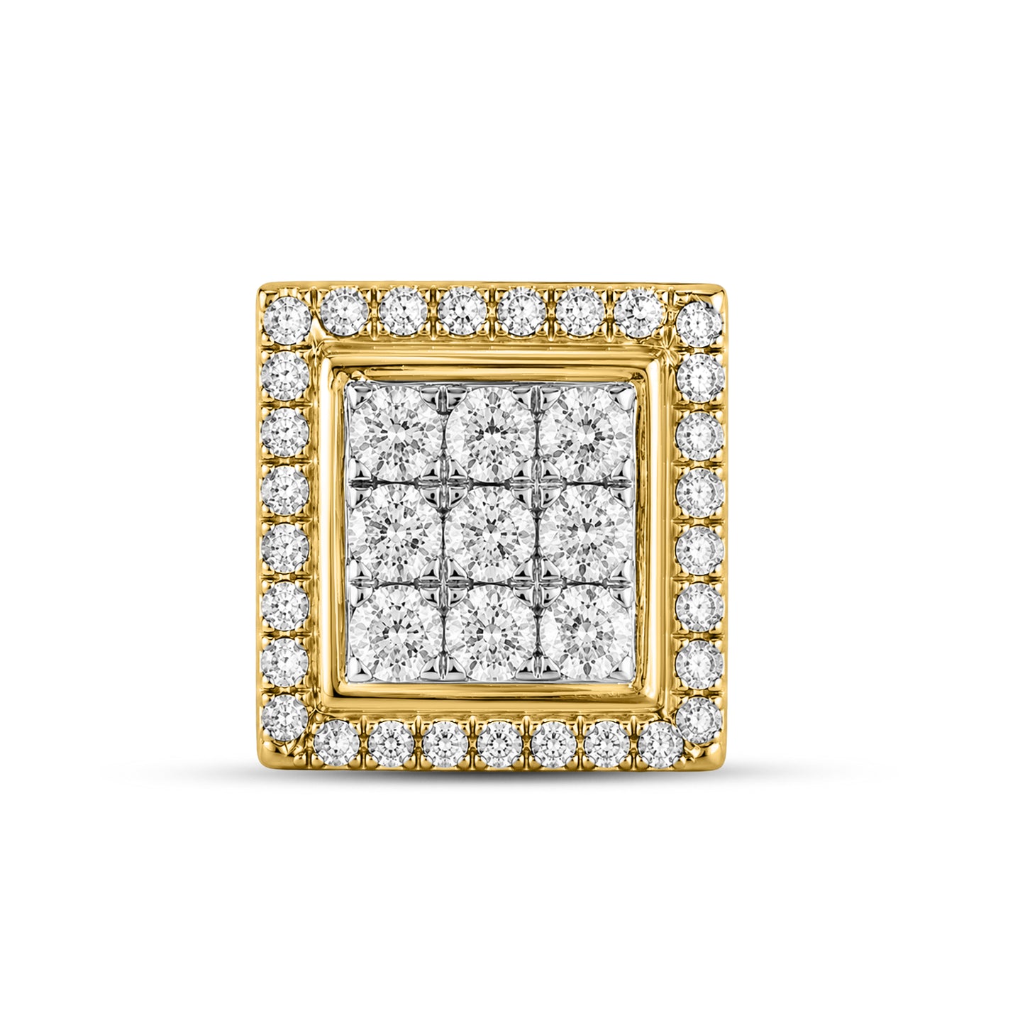 10kt Yellow Gold 0.59 CTW Natural Diamond Earrings