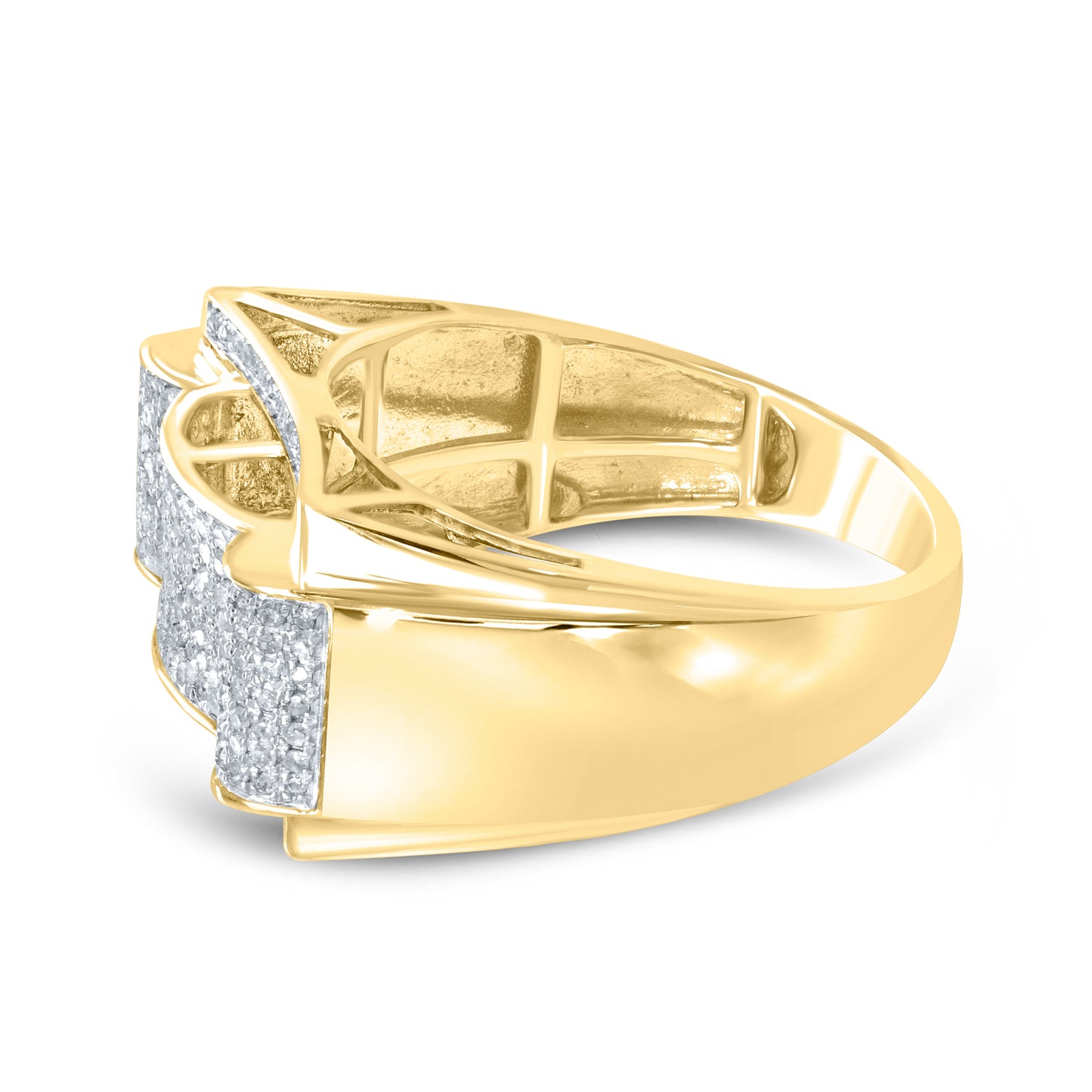 10kt Yellow Gold 0.58 CTW Men’s Diamond Ring