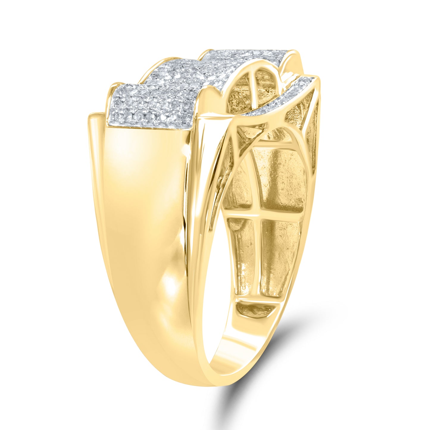 10kt Yellow Gold 0.58 CTW Men’s Diamond Ring