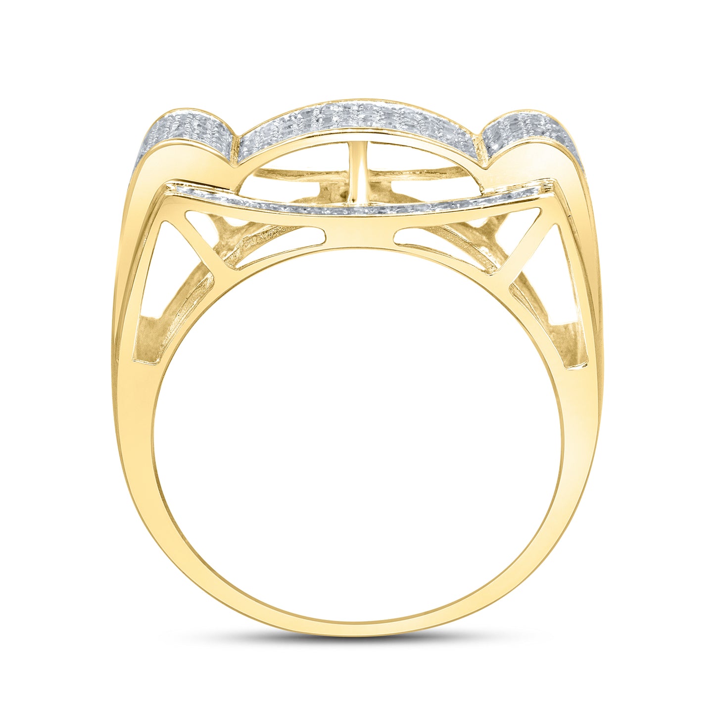 10kt Yellow Gold 0.58 CTW Men’s Diamond Ring
