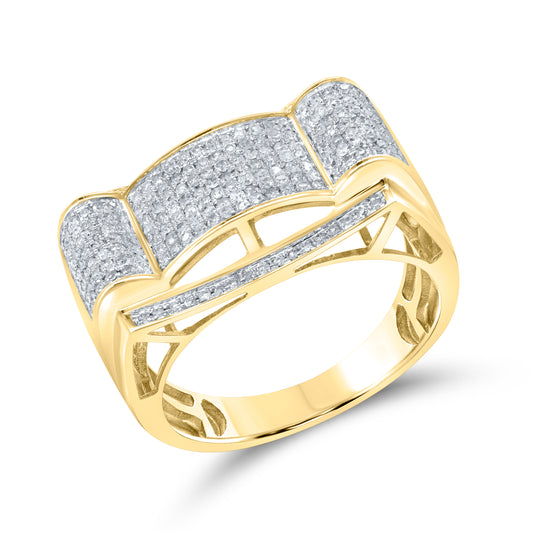 10kt Yellow Gold 0.58 CTW Men’s Diamond Ring