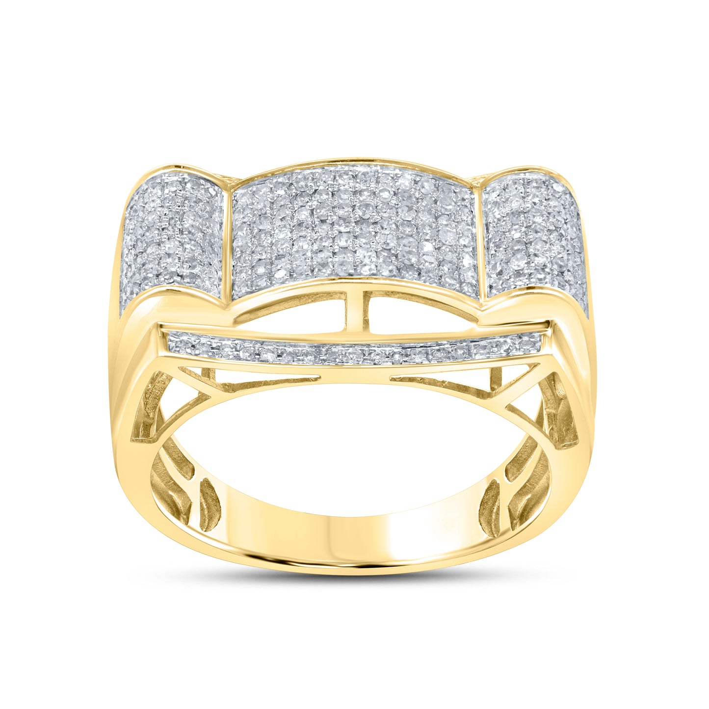 10kt Yellow Gold 0.58 CTW Men’s Diamond Ring