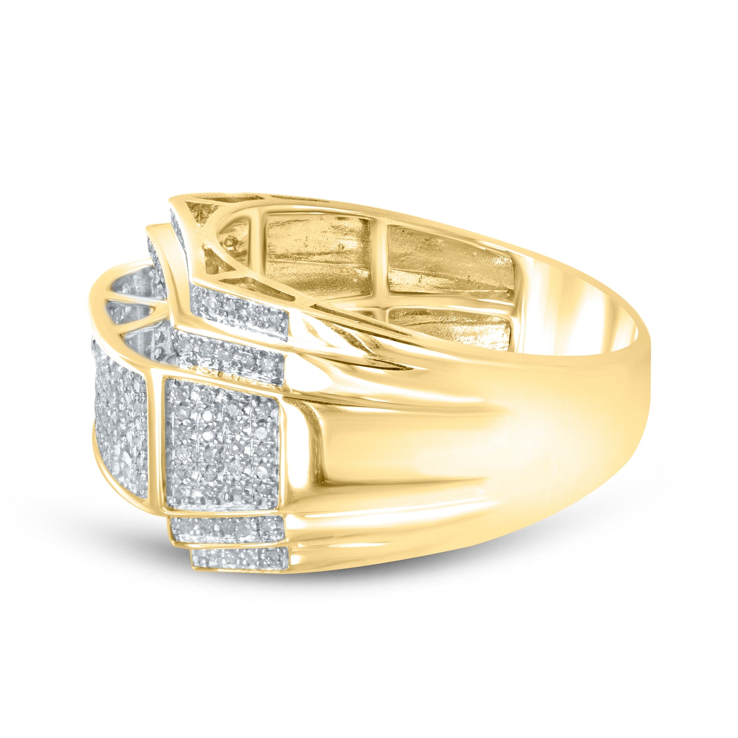 10kt Yellow Gold 0.65ctw Men’s Diamond Ring