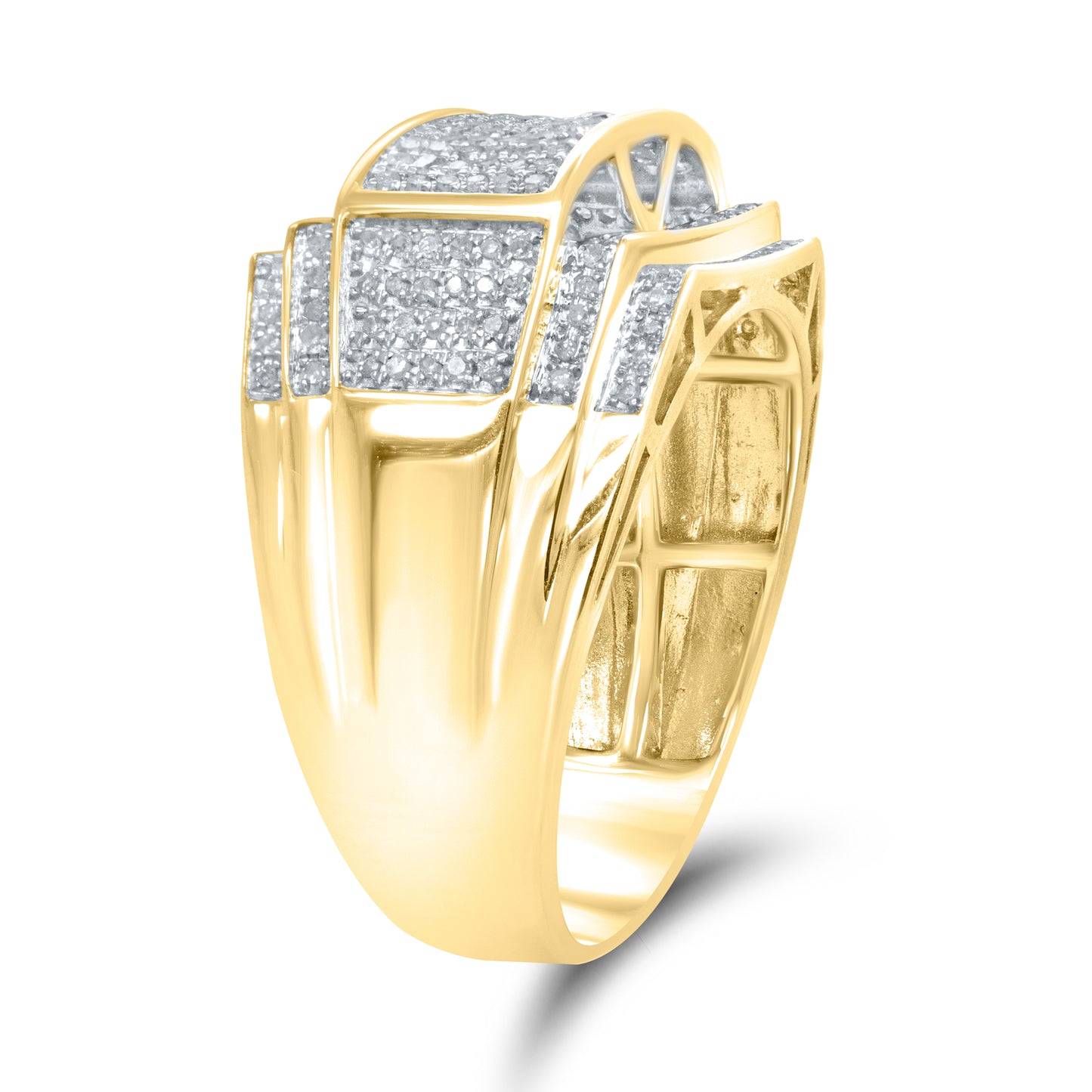 10kt Yellow Gold 0.65ctw Men’s Diamond Ring