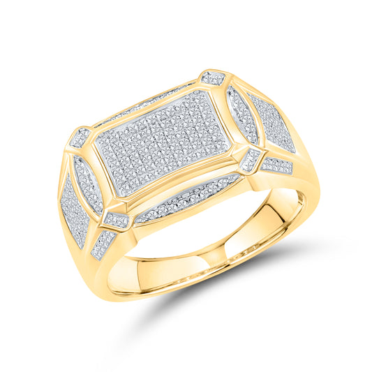10kt Yellow Gold 0.55ctw Men’s Diamond Ring