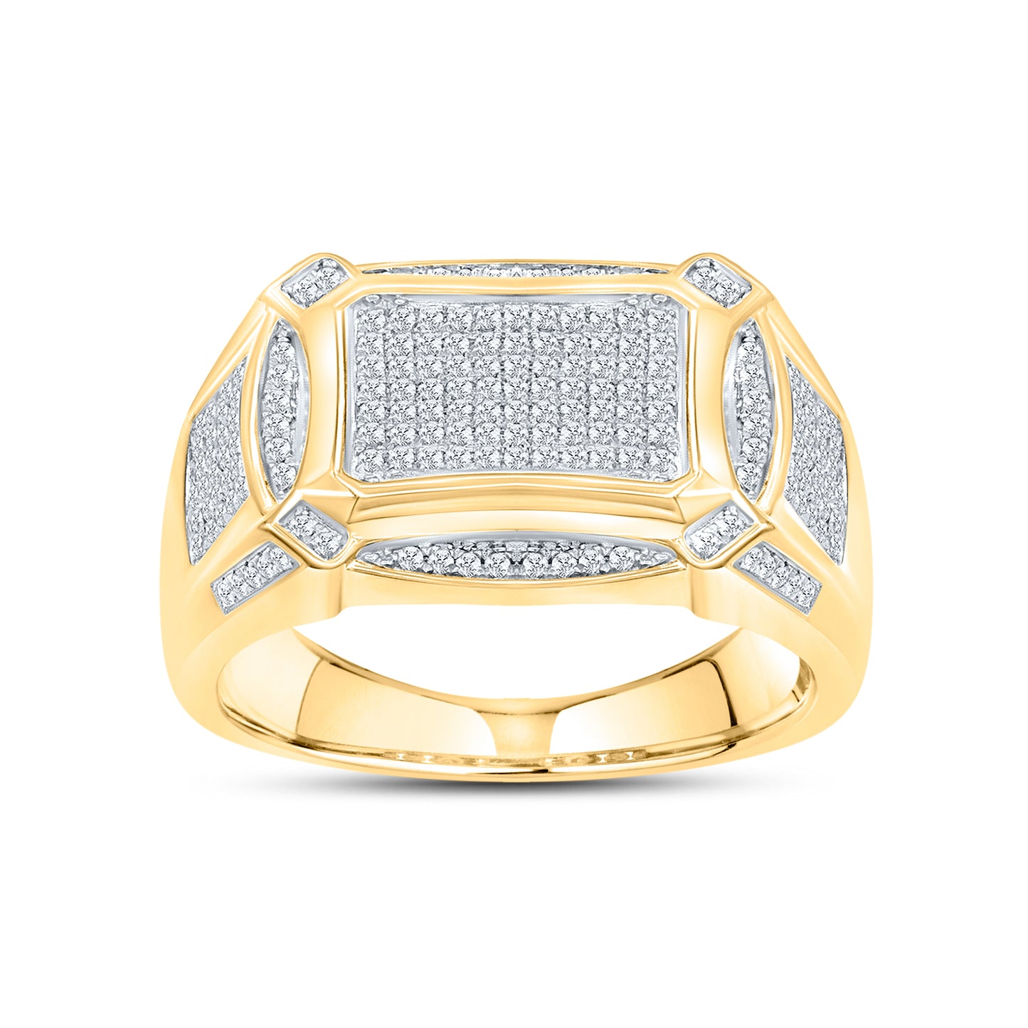 10kt Yellow Gold 0.55ctw Men’s Diamond Ring