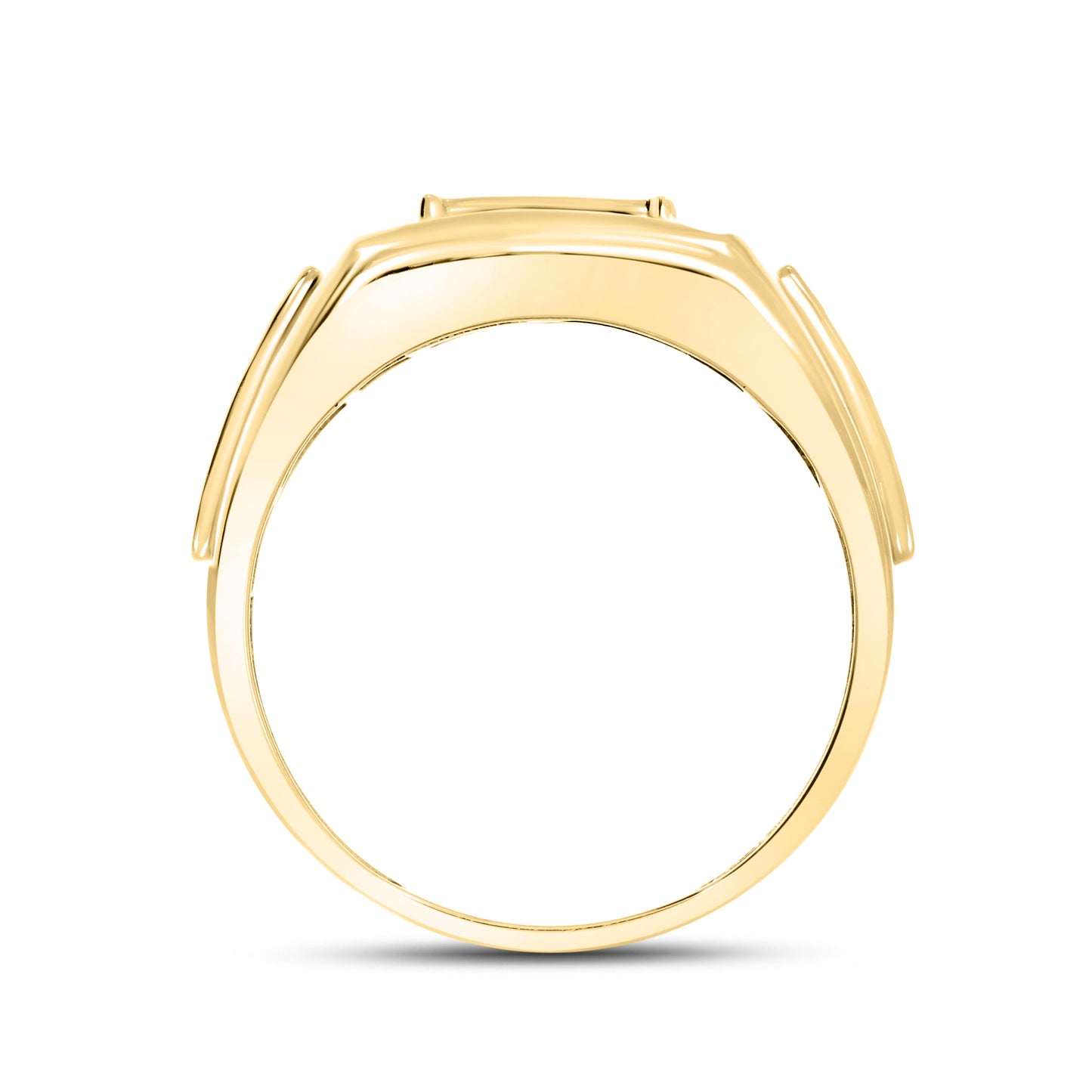 10k Yellow Gold 0.93 CTW Men’s Diamond Ring