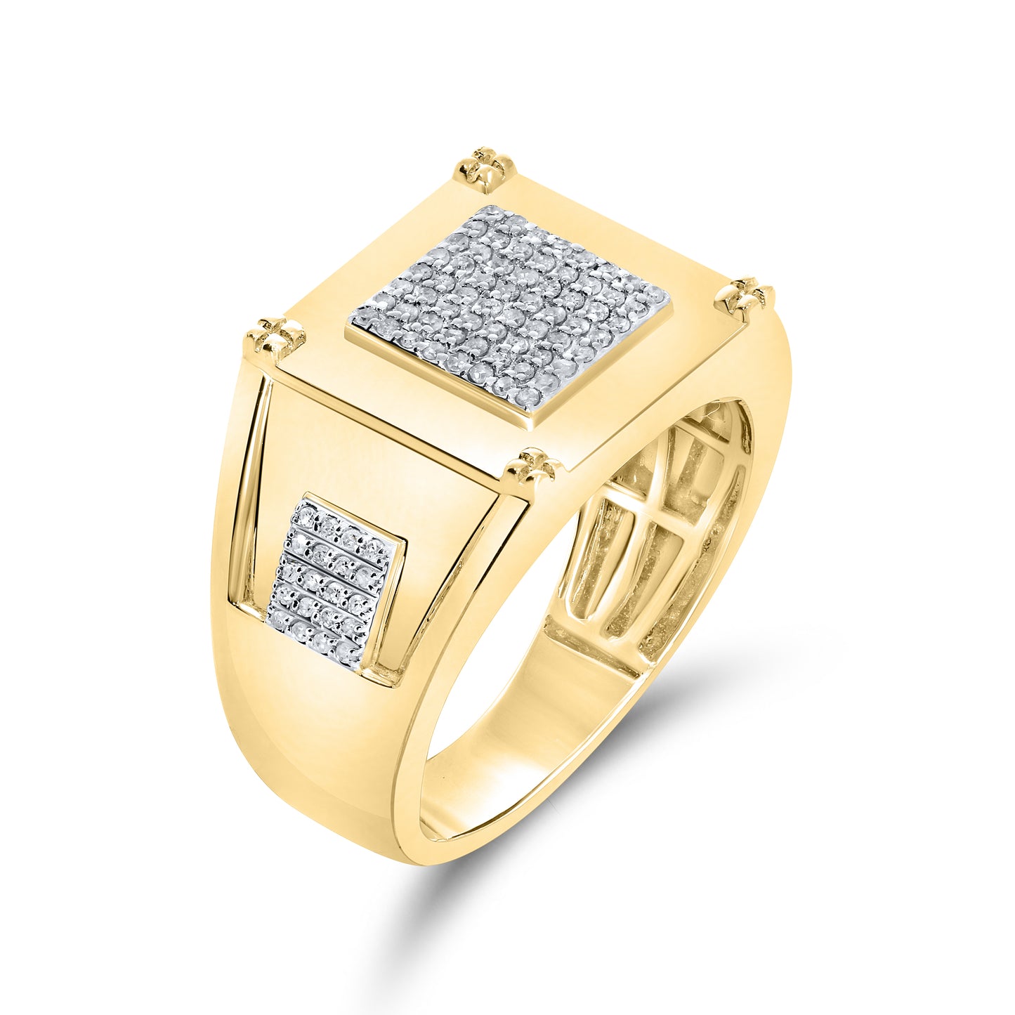 10kt Yellow Gold 0.33 CTW Men’s Diamond Ring