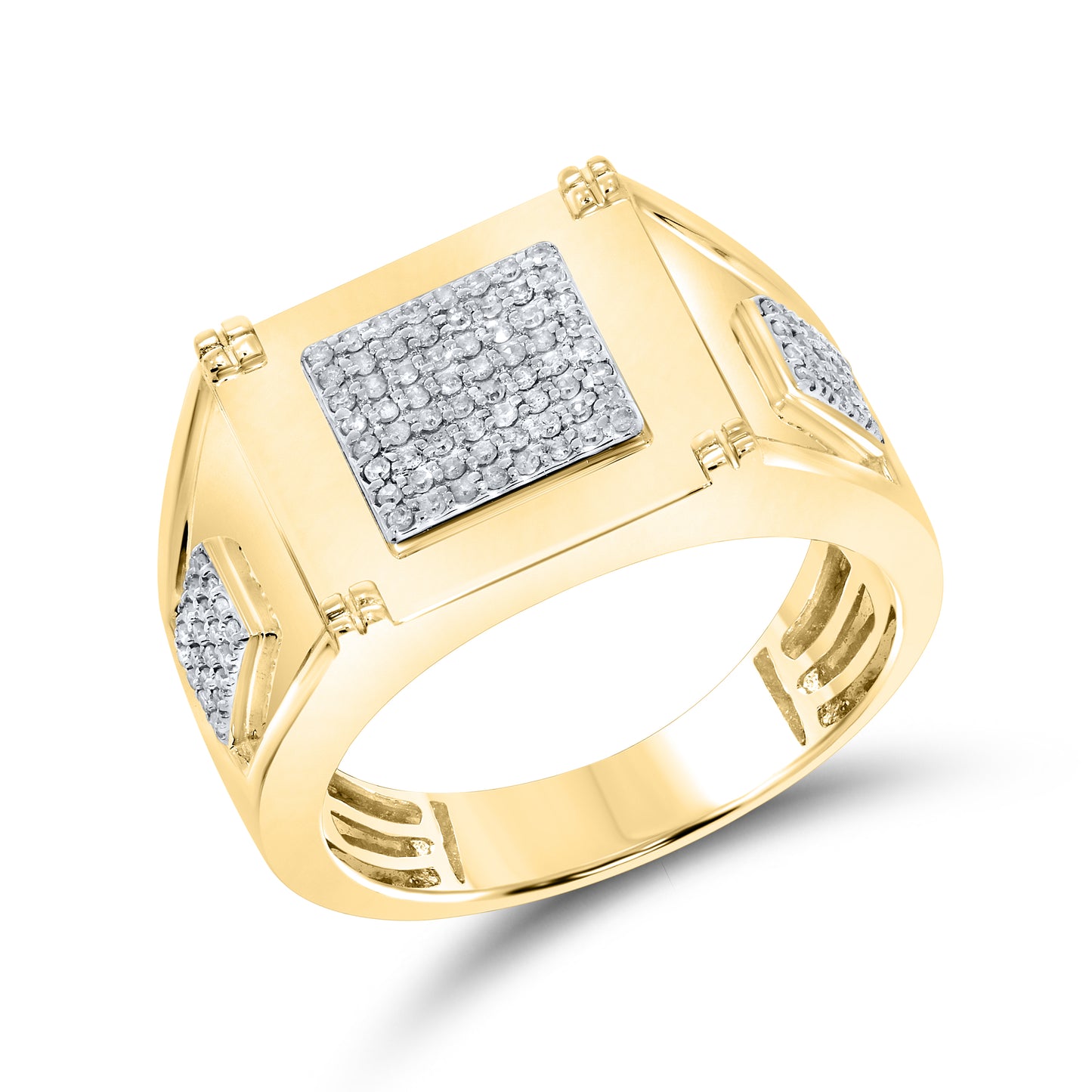 10kt Yellow Gold 0.33 CTW Men’s Diamond Ring