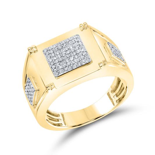 10kt Yellow Gold 0.33 CTW Men’s Diamond Ring