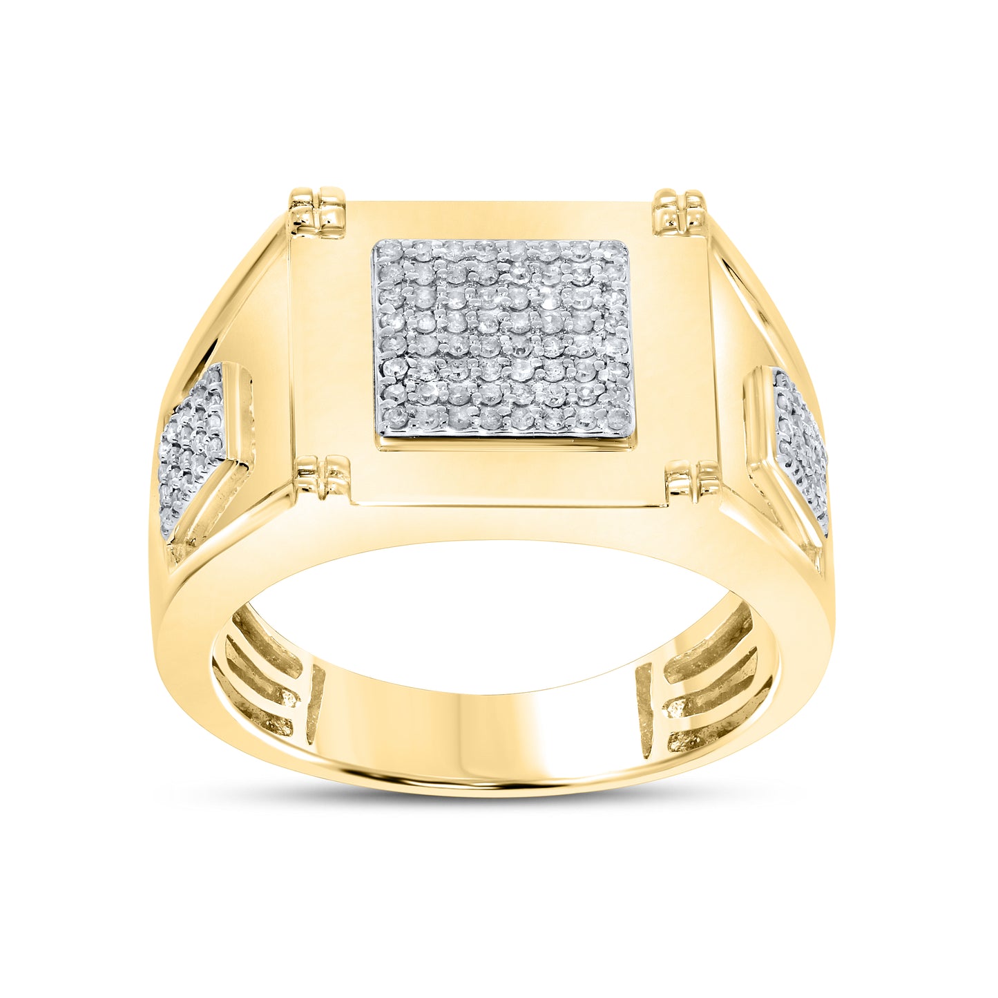 10kt Yellow Gold 0.33 CTW Men’s Diamond Ring
