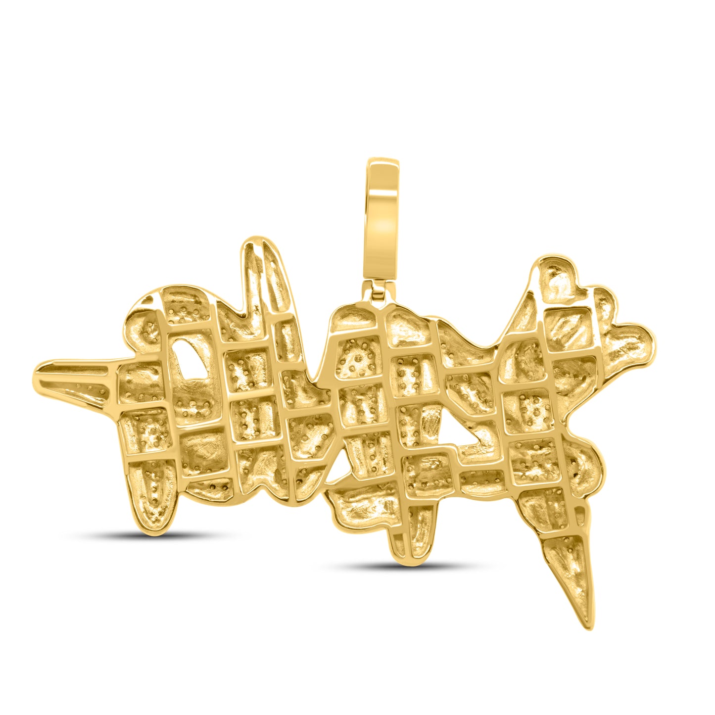 10kt yellow gold 1.57ctw Diamond Charm