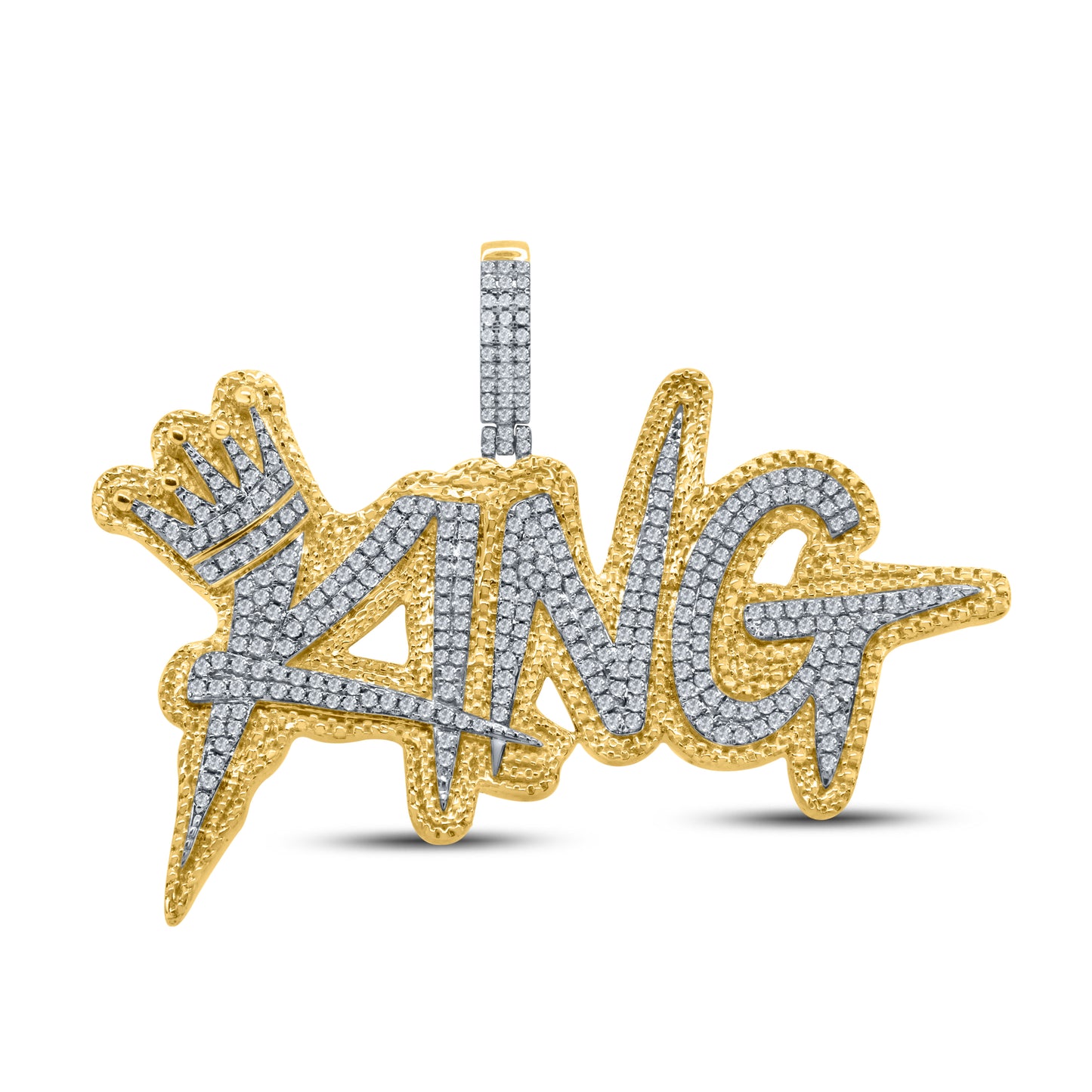10kt yellow gold 1.57ctw Diamond Charm