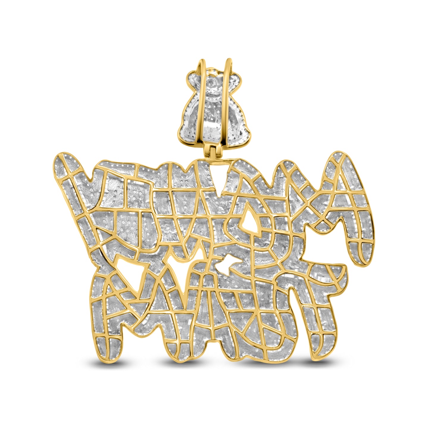 10kt yellow gold 4.63ctw Diamond Charm
