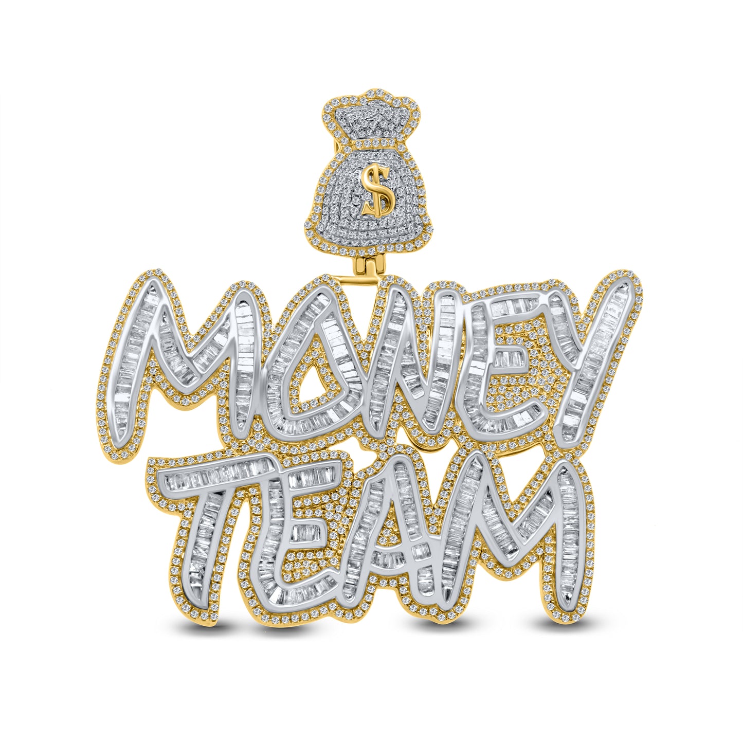 10kt yellow gold 4.63ctw Diamond Charm