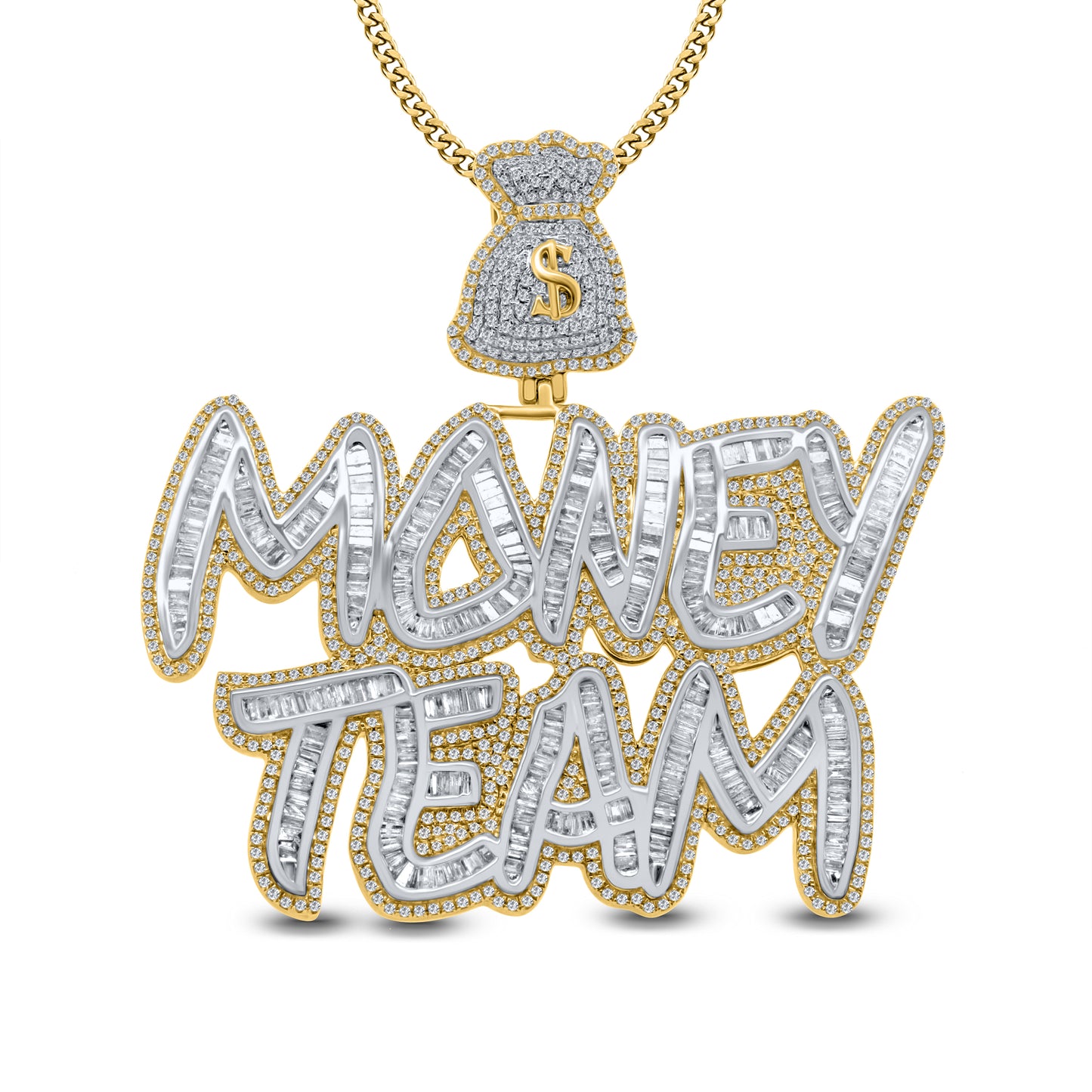 10kt yellow gold 4.63ctw Diamond Charm
