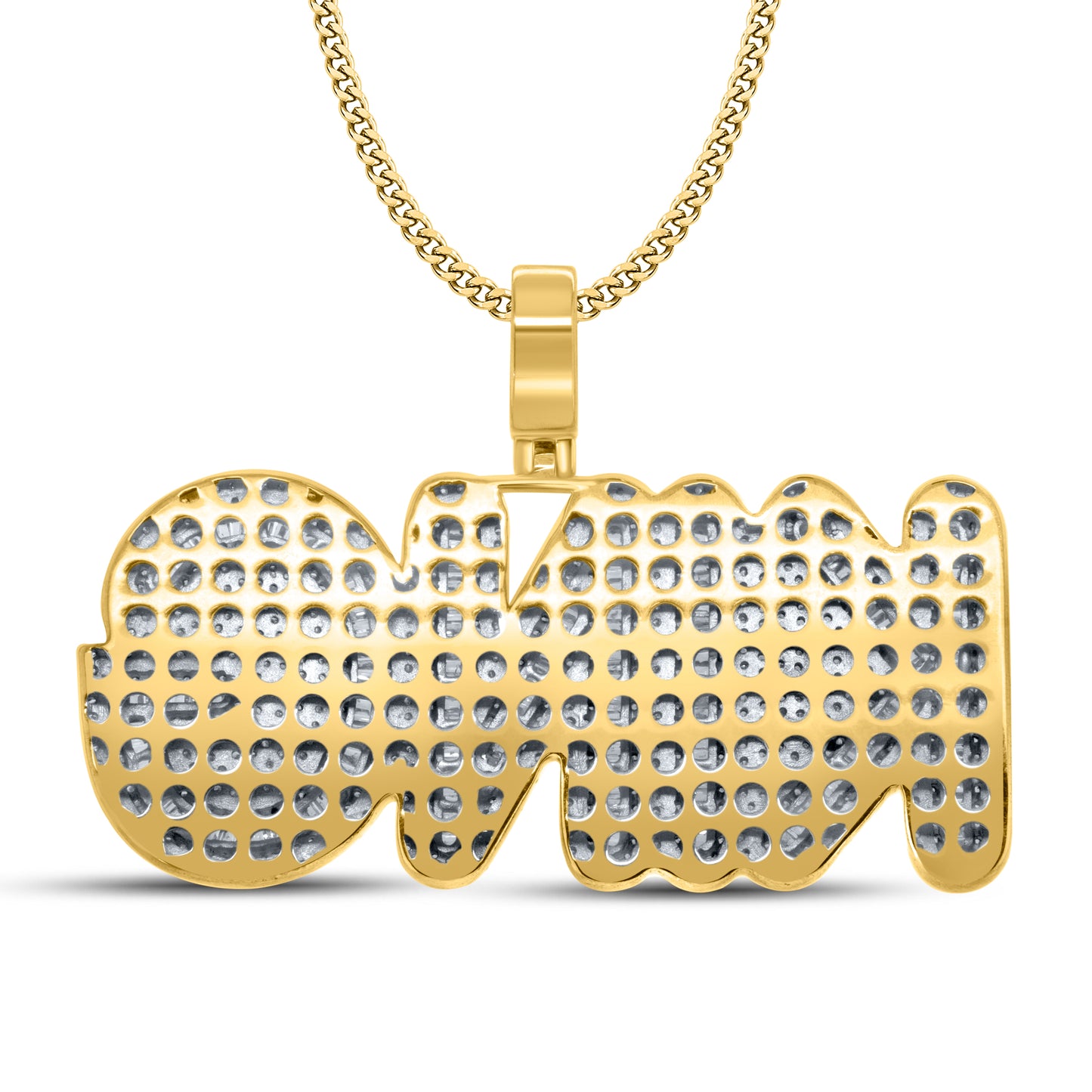 10kt yellow gold 3.47 CTW Diamond KING CHARM