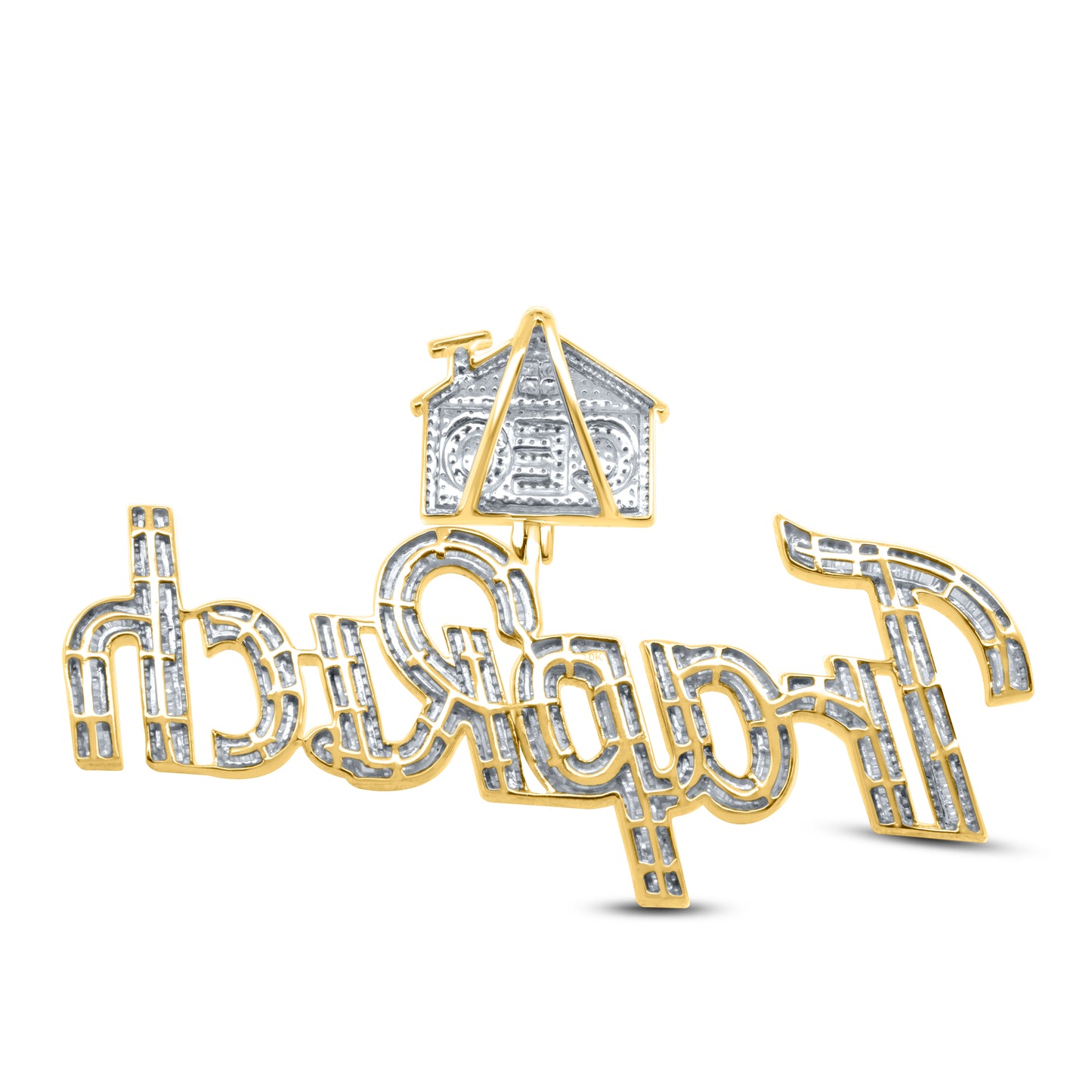 10kt Yellow Gold 4.29 CTW Diamond Charm Pendant