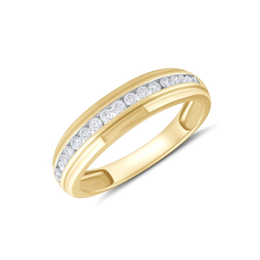 10kt Yellow Gold 0.70 CTW Men’s Diamond Ring