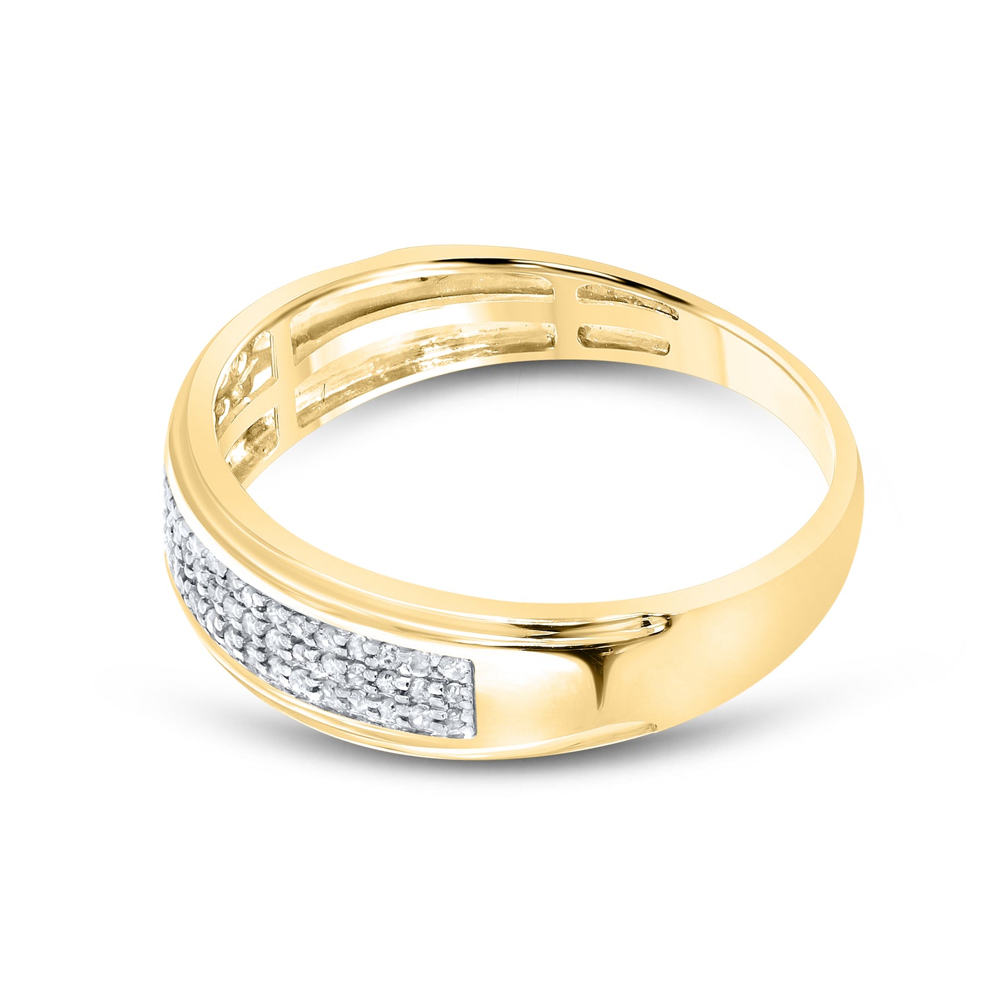 14kt Yellow Gold 0.19 CTW Diamond Men’s Ring