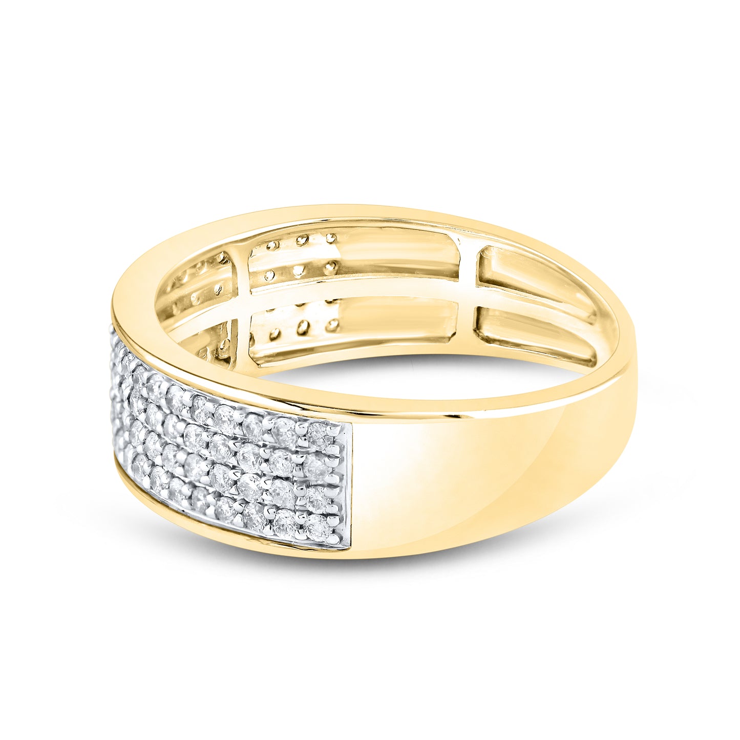 14kt Yellow Gold 0.82 CTW Diamond Men’s Ring
