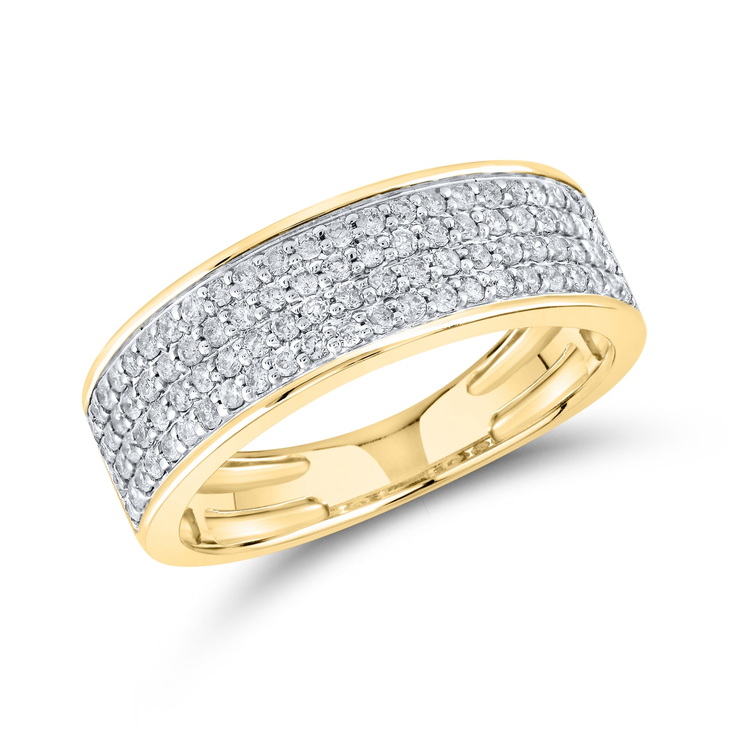 14kt Yellow Gold 0.82 CTW Diamond Men’s Ring