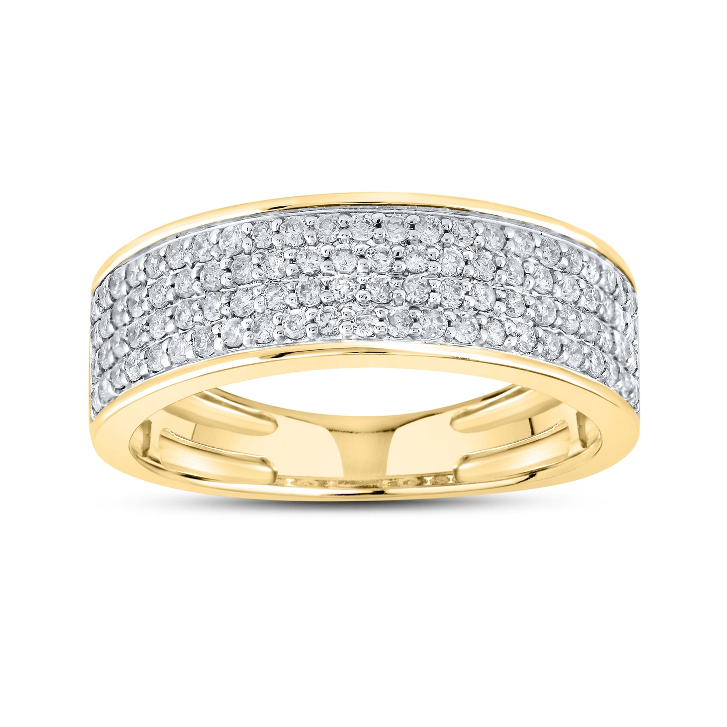 14kt Yellow Gold 0.82 CTW Diamond Men’s Ring