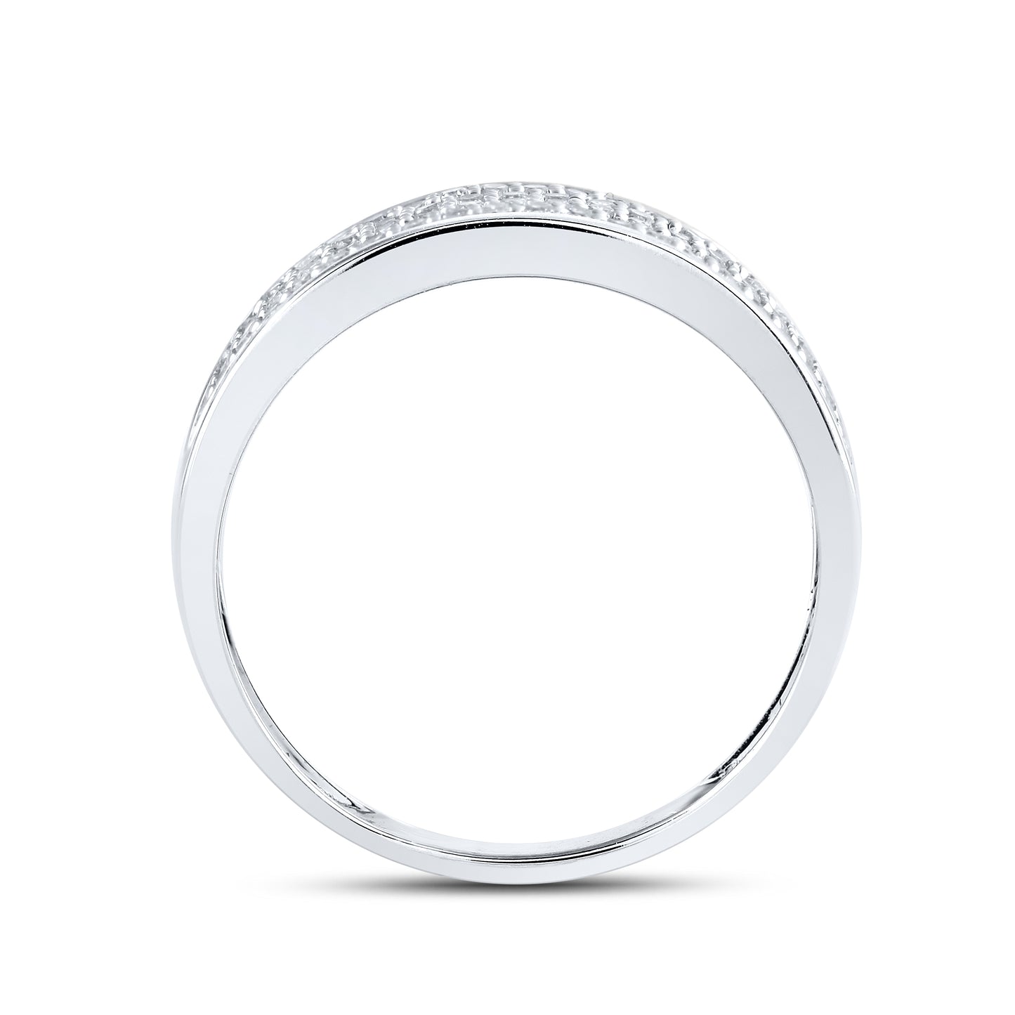 14kt White Gold 0.82 CTW Diamond Men’s Ring