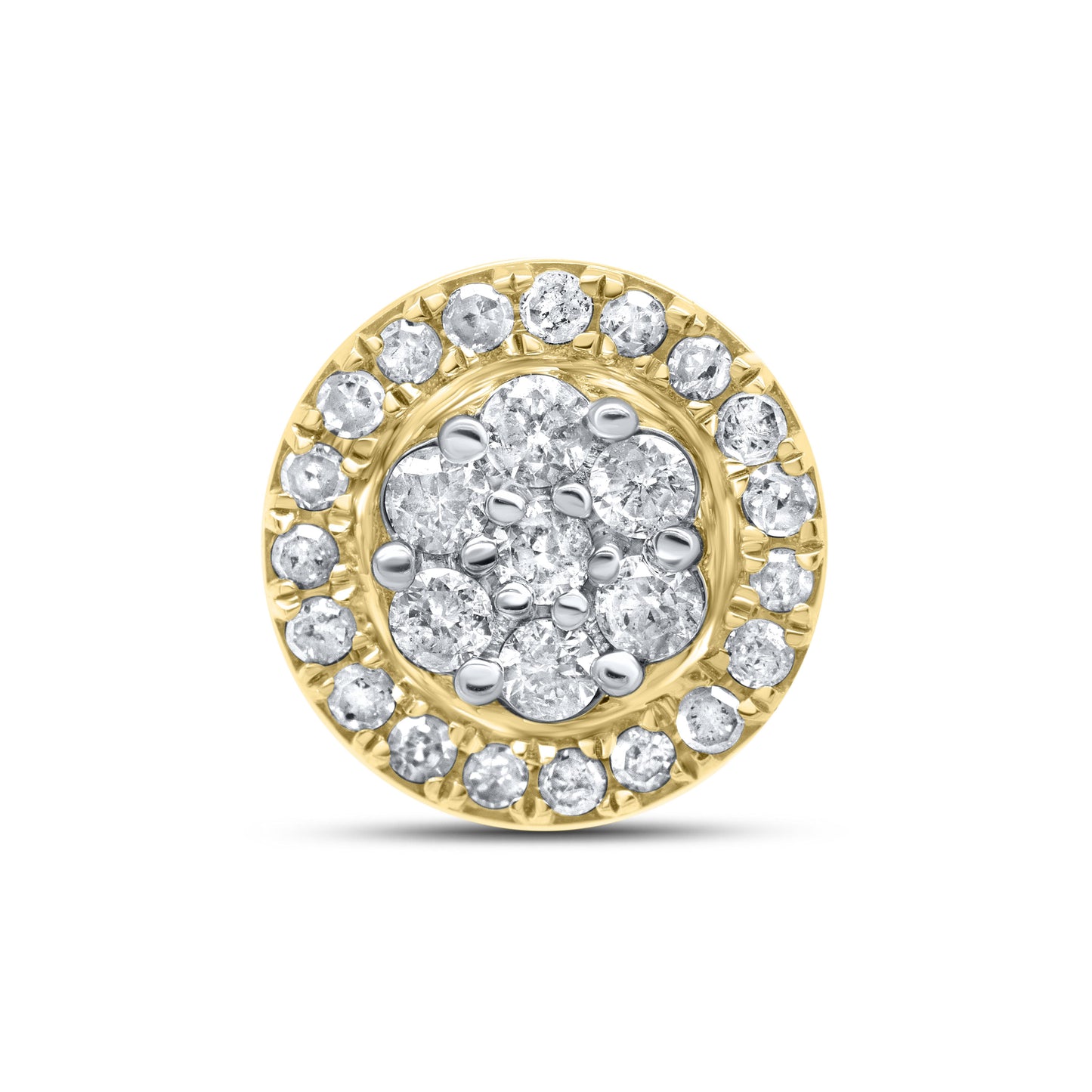 10kt yellow gold 0.37 CTW Natural Diamond Earrings