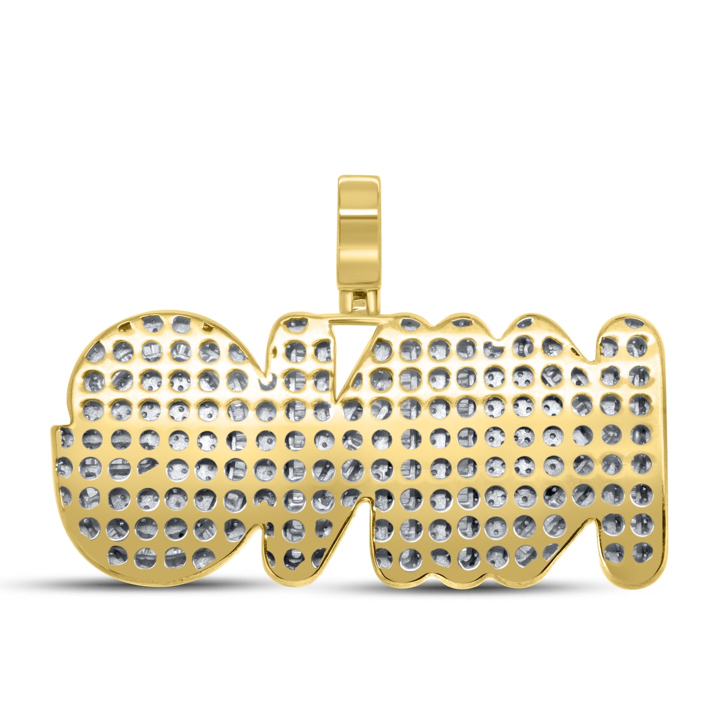 10kt yellow gold 3.47 CTW Diamond KING CHARM