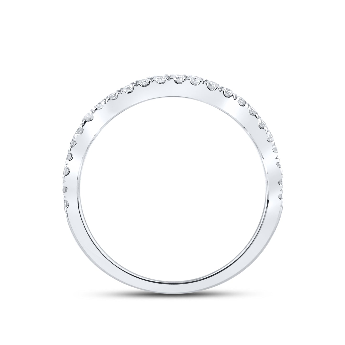 10kt white gold 1.83ctw Diamond Bridal Ring set