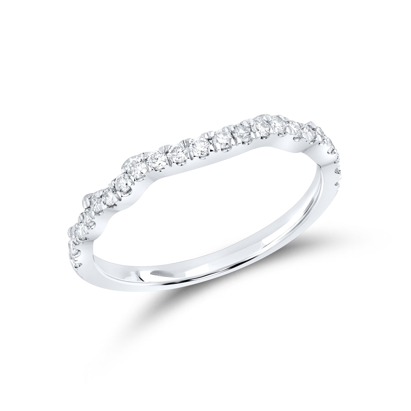 10kt white gold 1.83ctw Diamond Bridal Ring set
