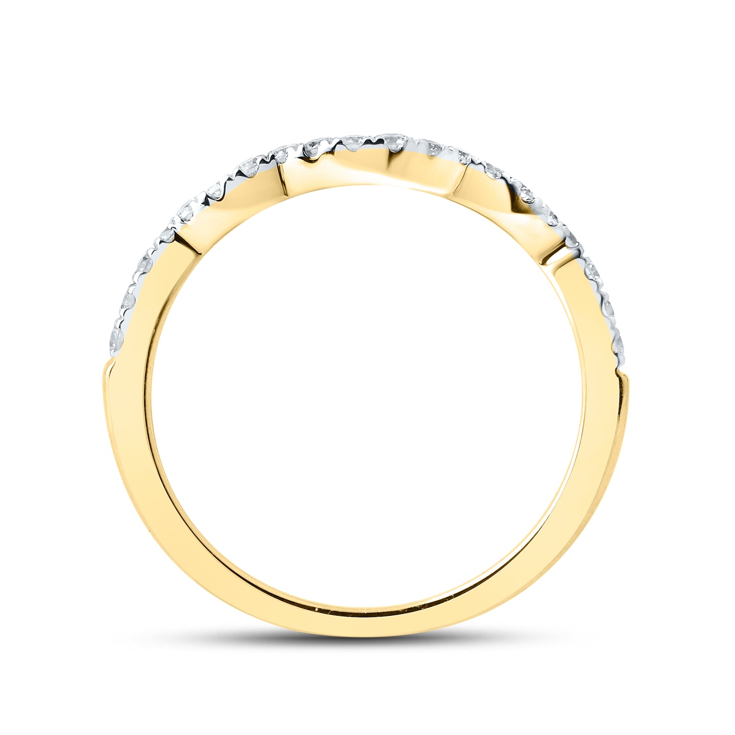 10kt yellow gold 1.05ctw Diamond Bridal duo set