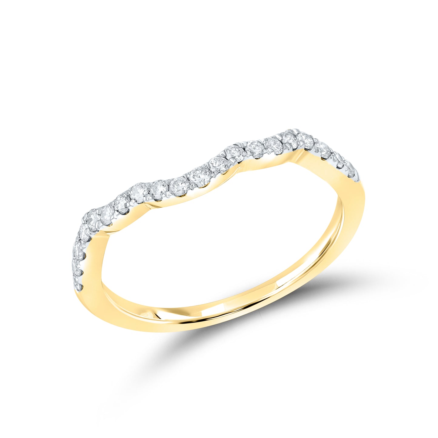 10kt yellow gold 1.05ctw Diamond Bridal duo set