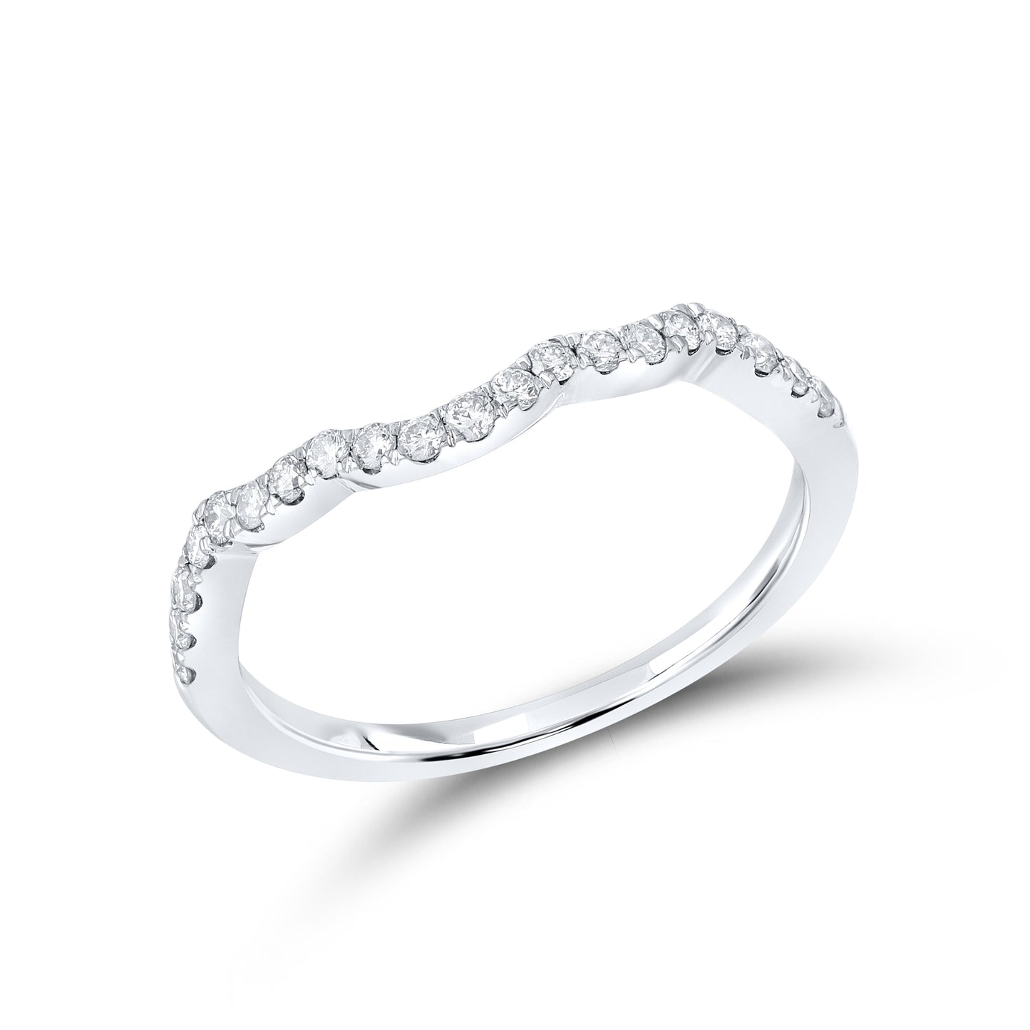 10k white gold 1.05 Diamond Bridal Ring set