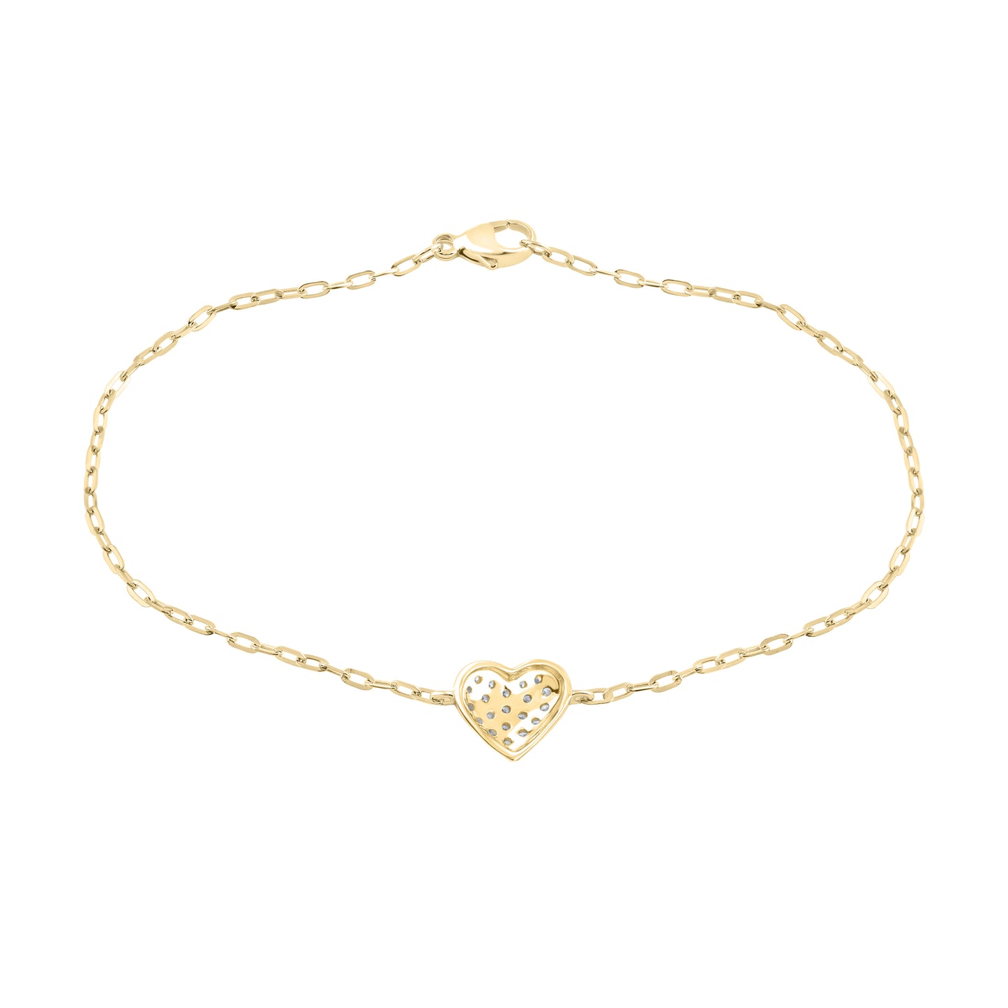 14kt Yellow Gold 0.20 CTW Lab Diamond Bracelet