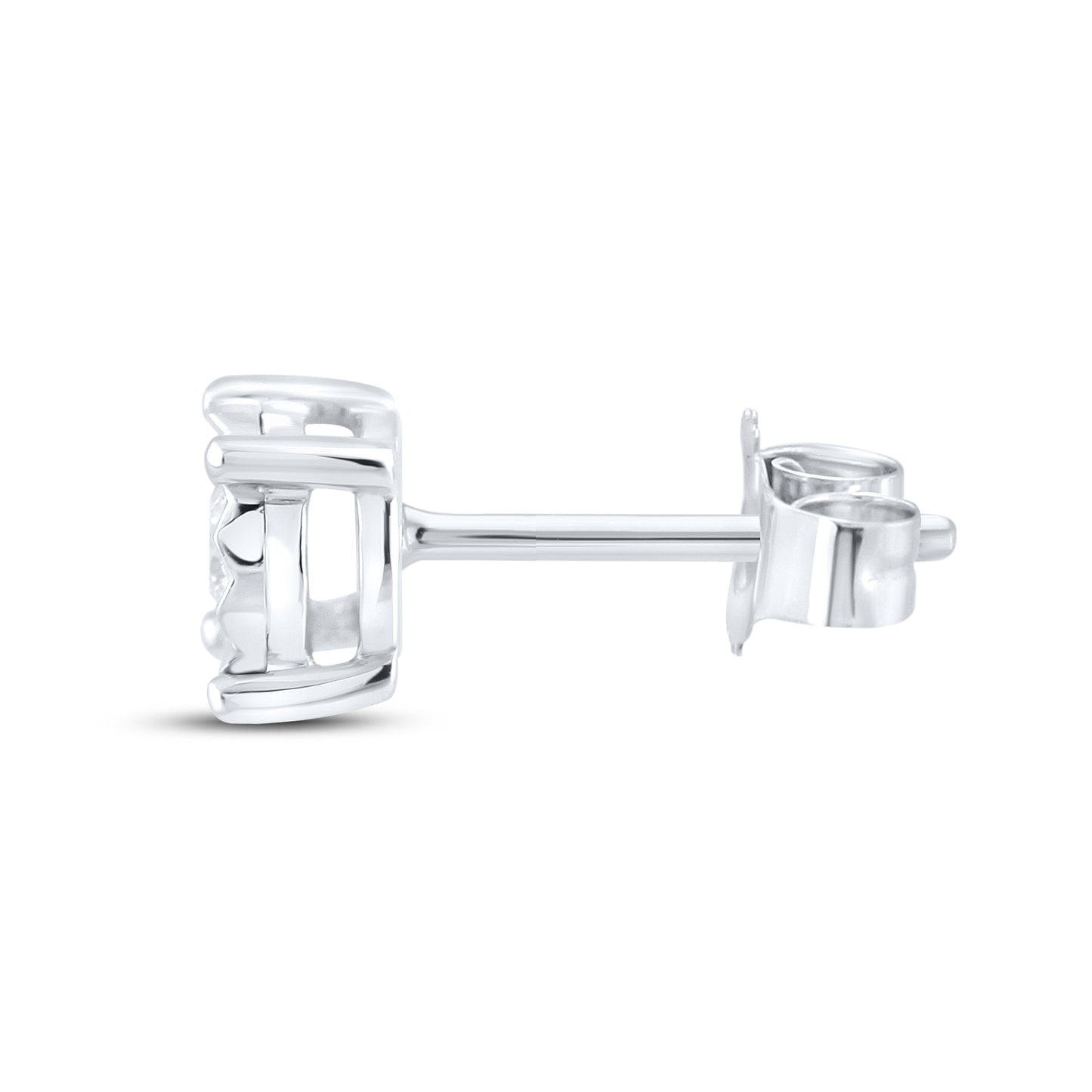 14kt White Gold 0.12 CTW  Lab Diamond Earring