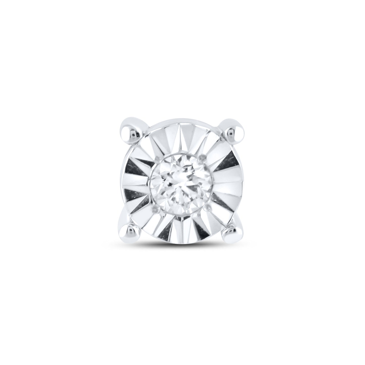 14kt White Gold 0.12 CTW  Lab Diamond Earring