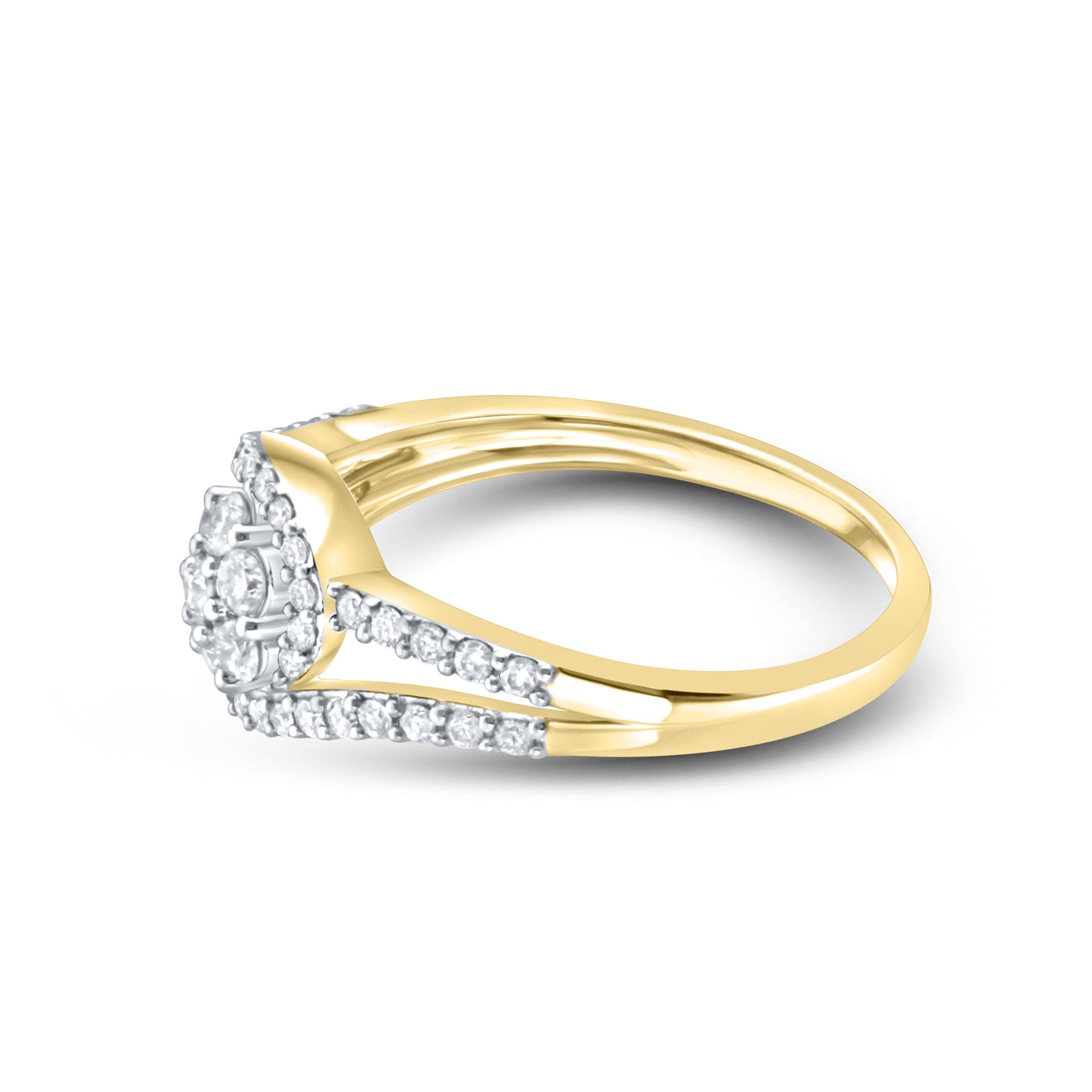 14kt Yellow Gold 0.50 CTW Diamond Ring