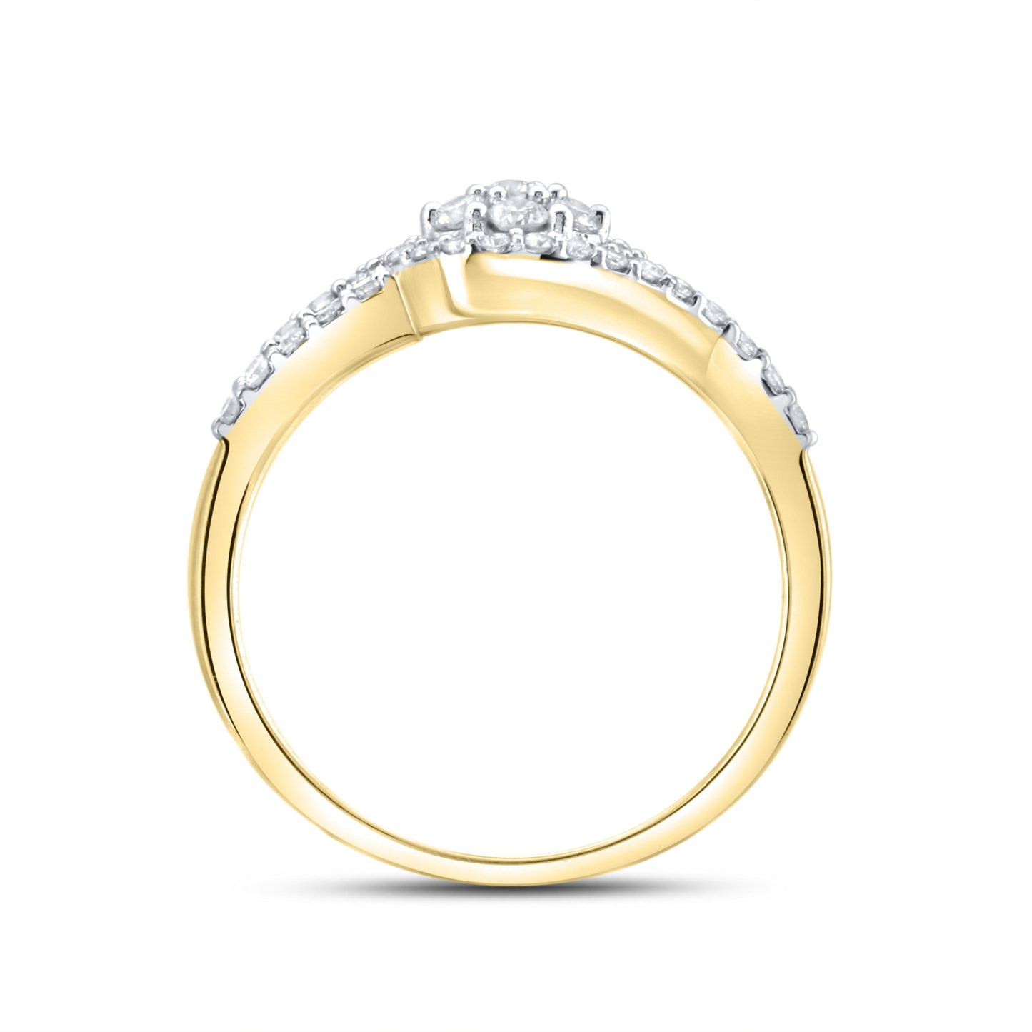 14kt Yellow Gold 0.50 CTW Diamond Ring