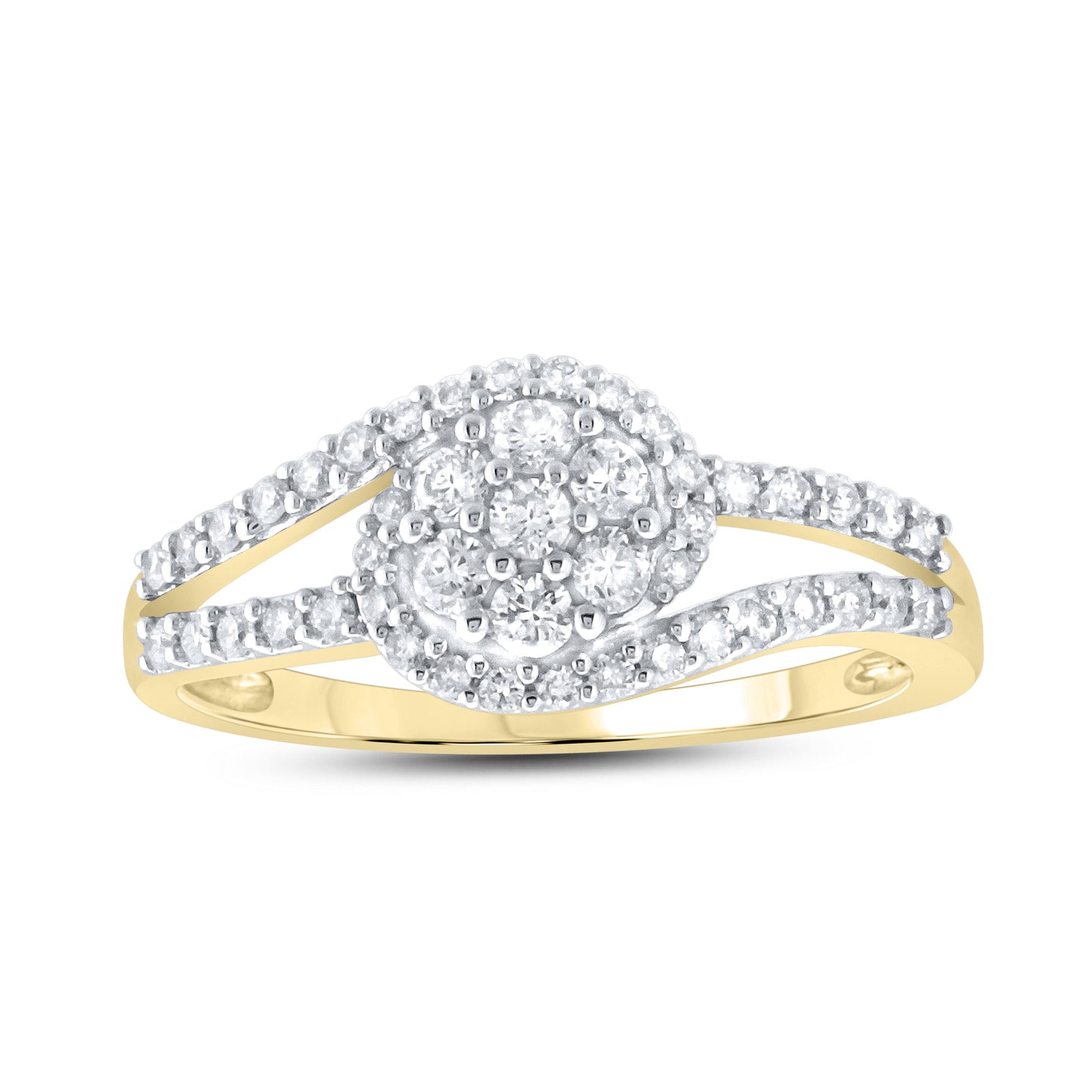 14kt Yellow Gold 0.50 CTW Diamond Ring