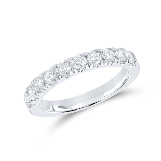 14k white gold 0.84ctw Diamond Band