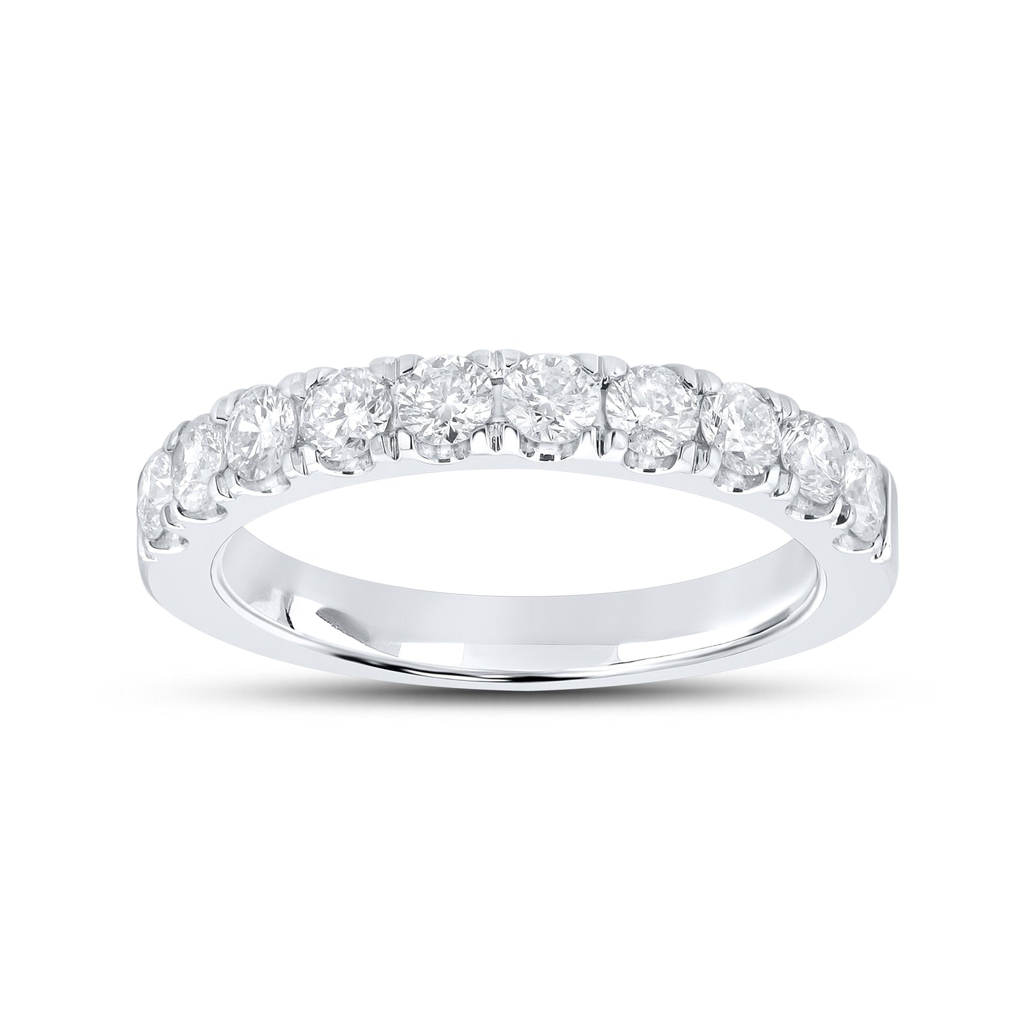 14k white gold 0.84ctw Diamond Band