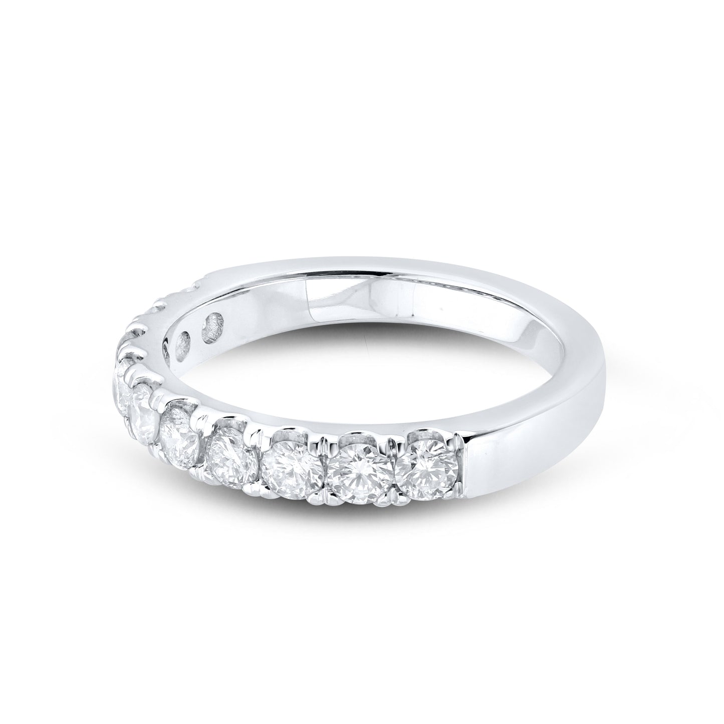 14k white gold 0.84ctw Diamond Band