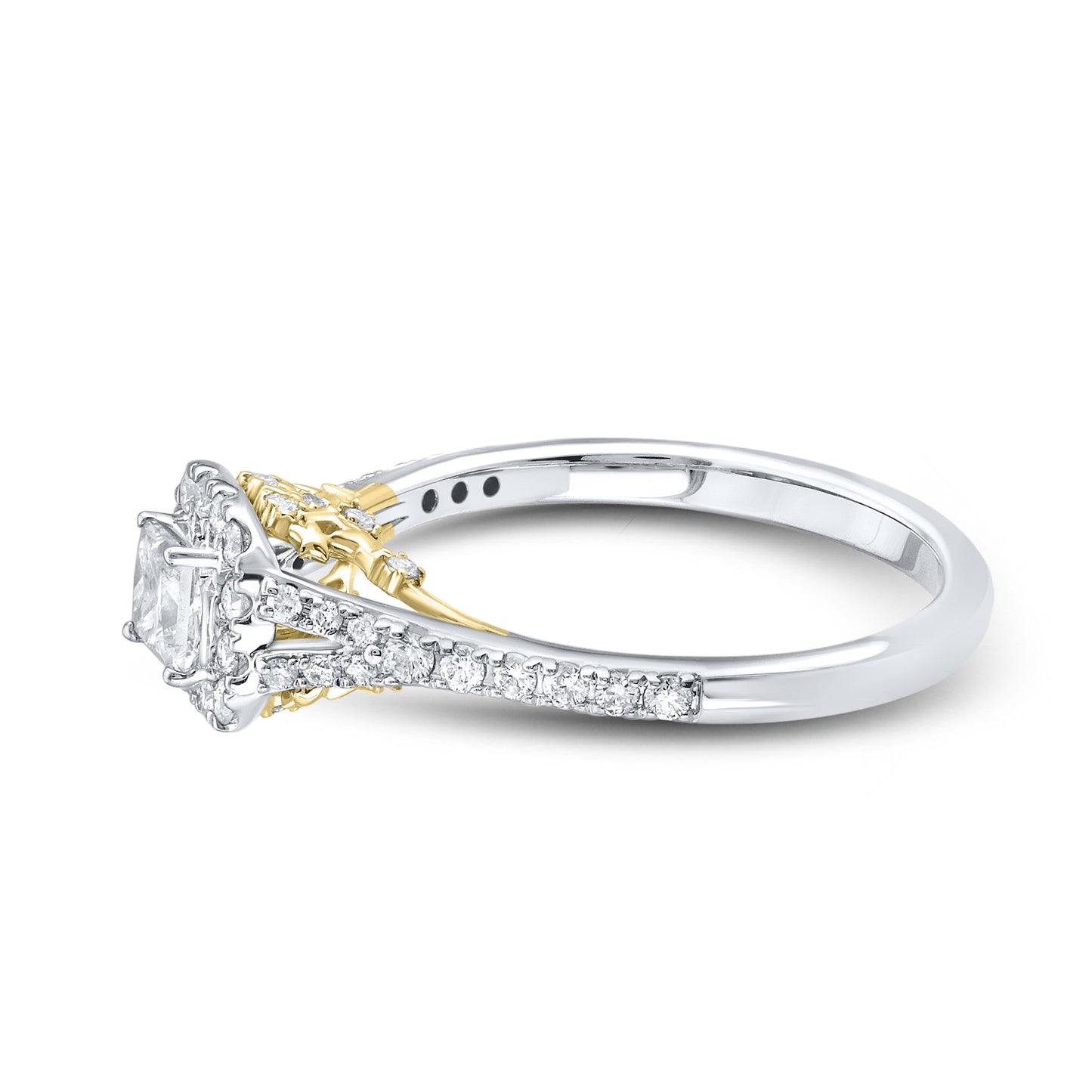 14kt White Gold 0.75 CTW Diamond Engagement Ring