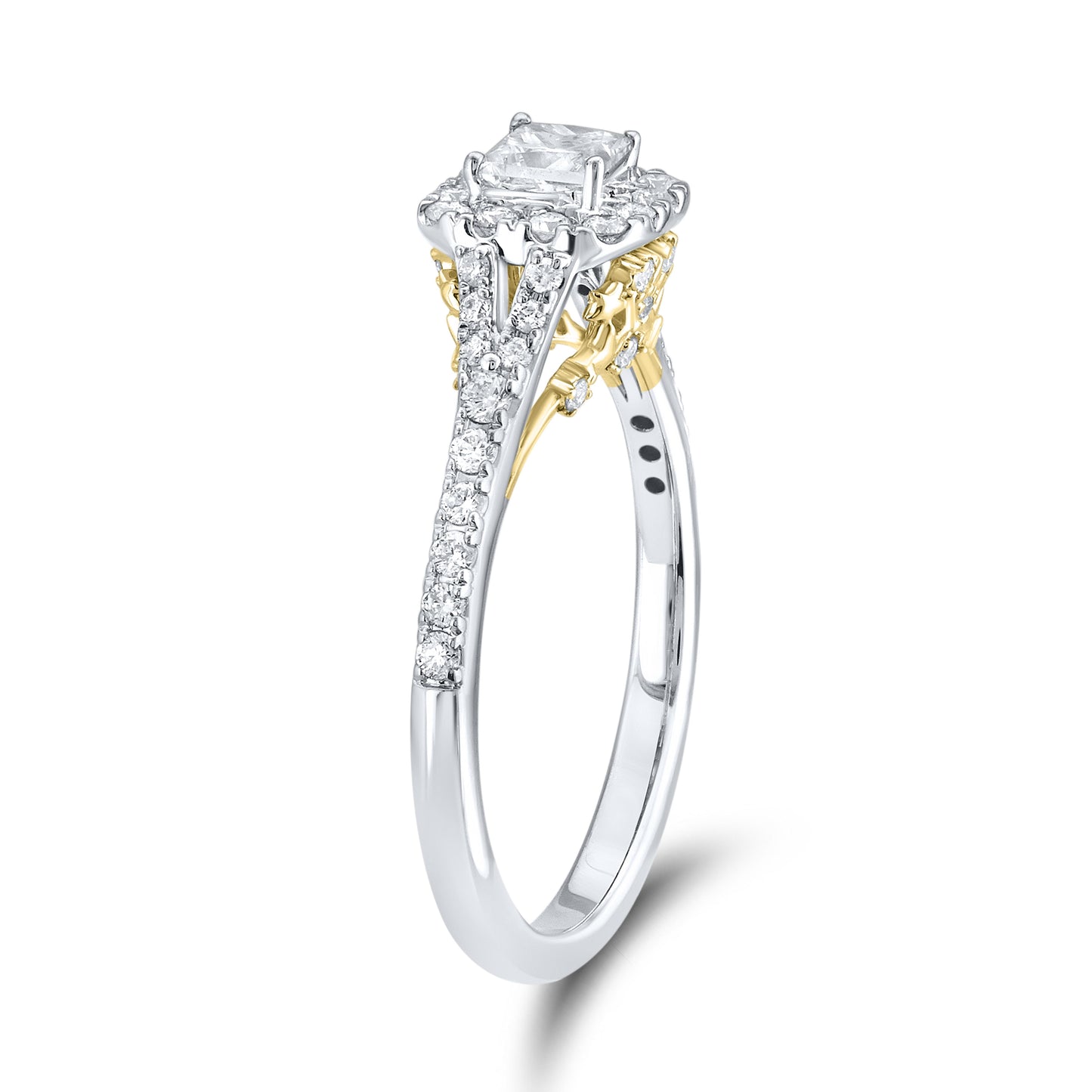 14kt White Gold 0.75 CTW Diamond Engagement Ring