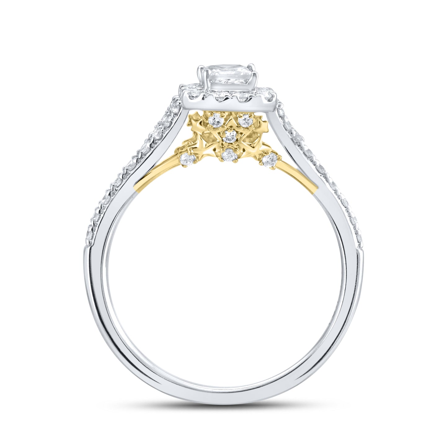 14kt White Gold 0.75 CTW Diamond Engagement Ring