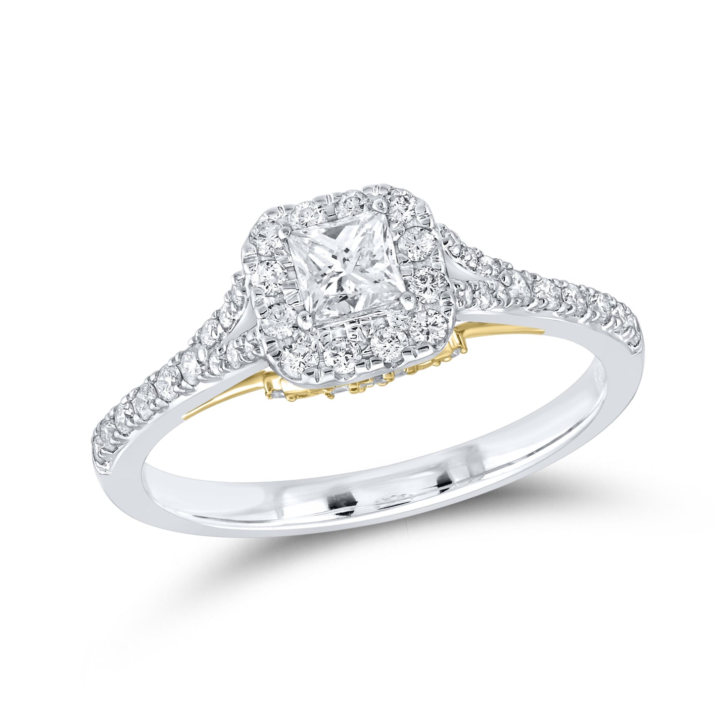 14kt White Gold 0.75 CTW Diamond Engagement Ring